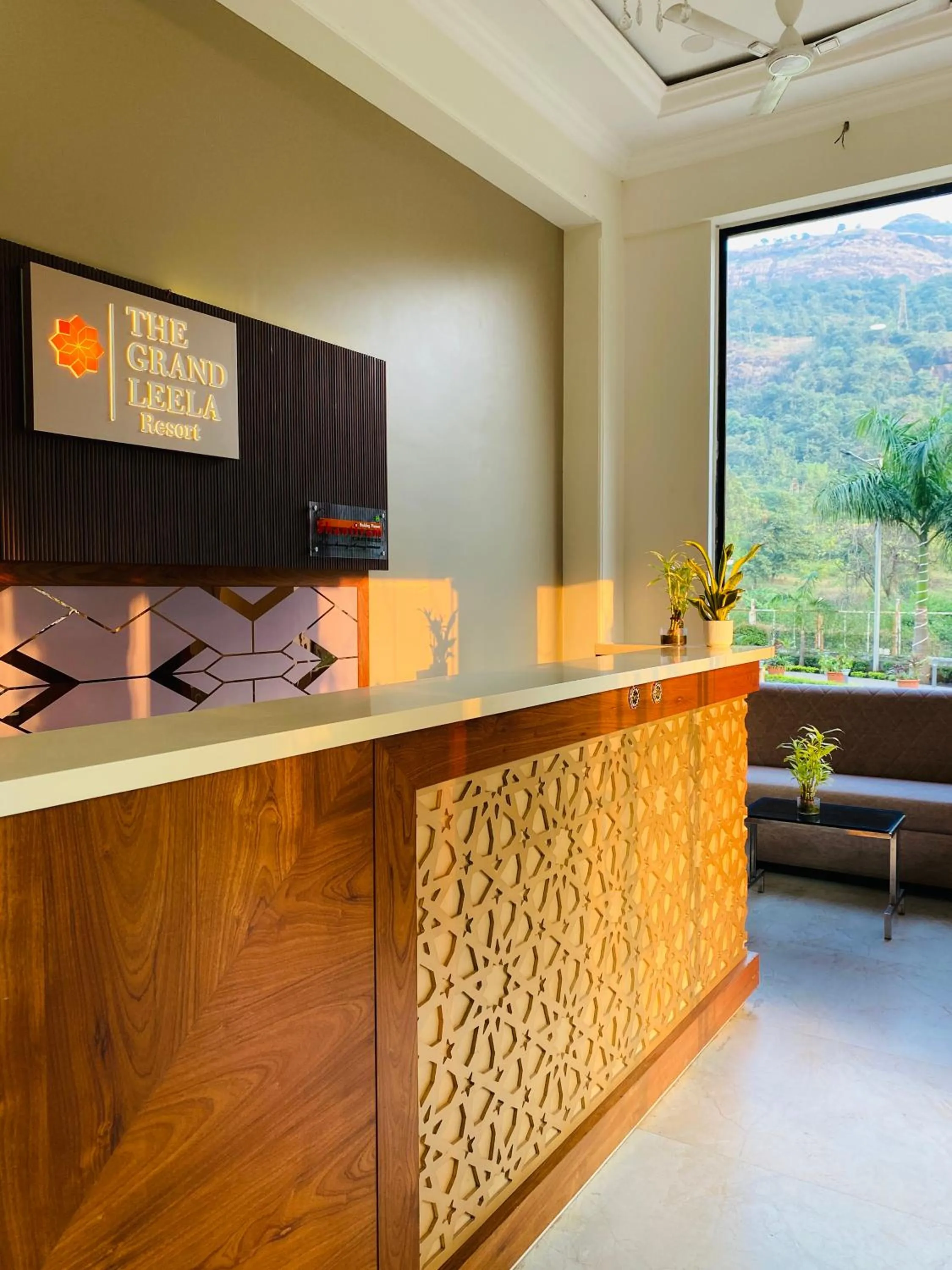 Lobby or reception in The Grand Leela Resort