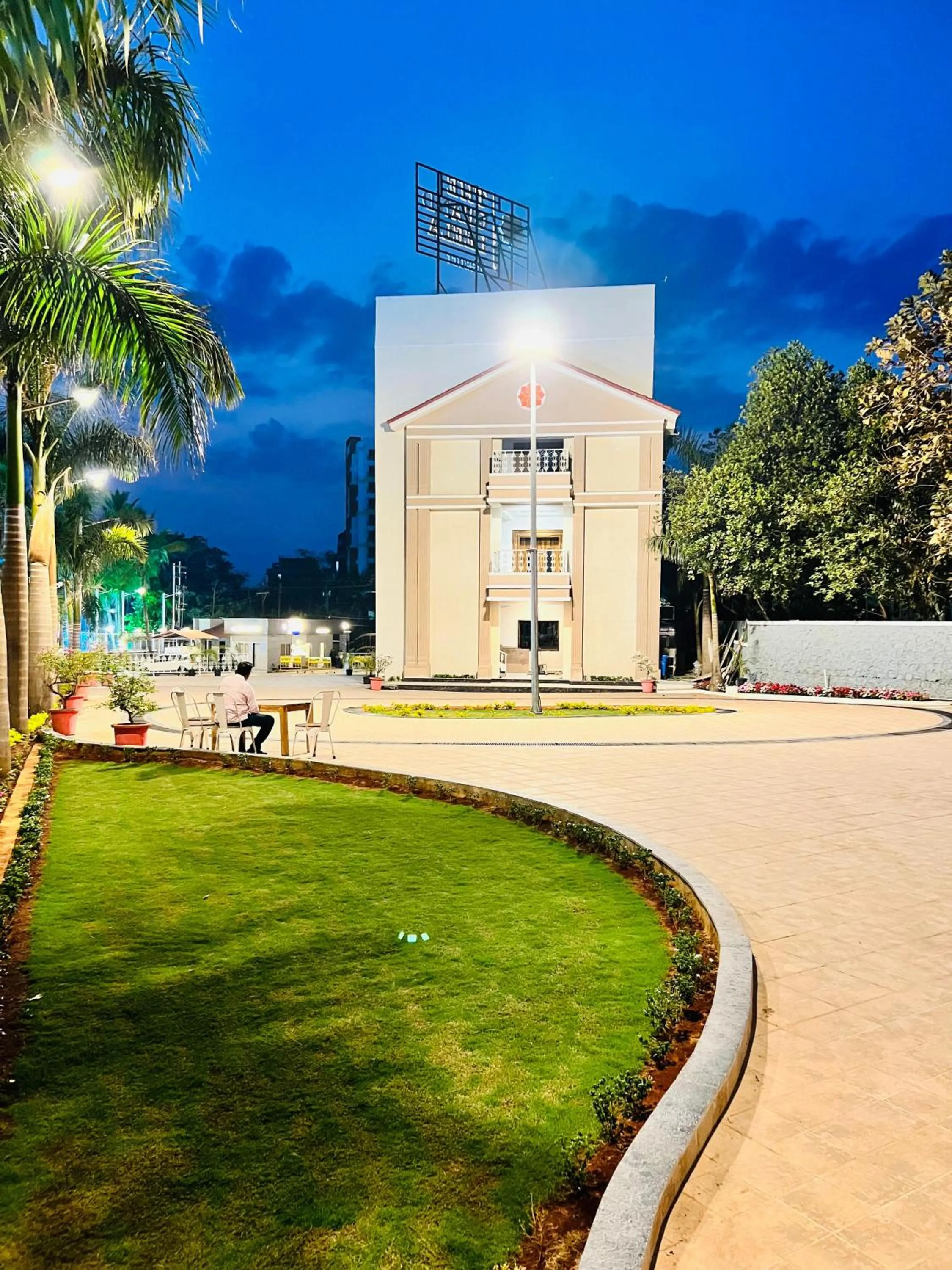 Garden view in The Grand Leela Resort