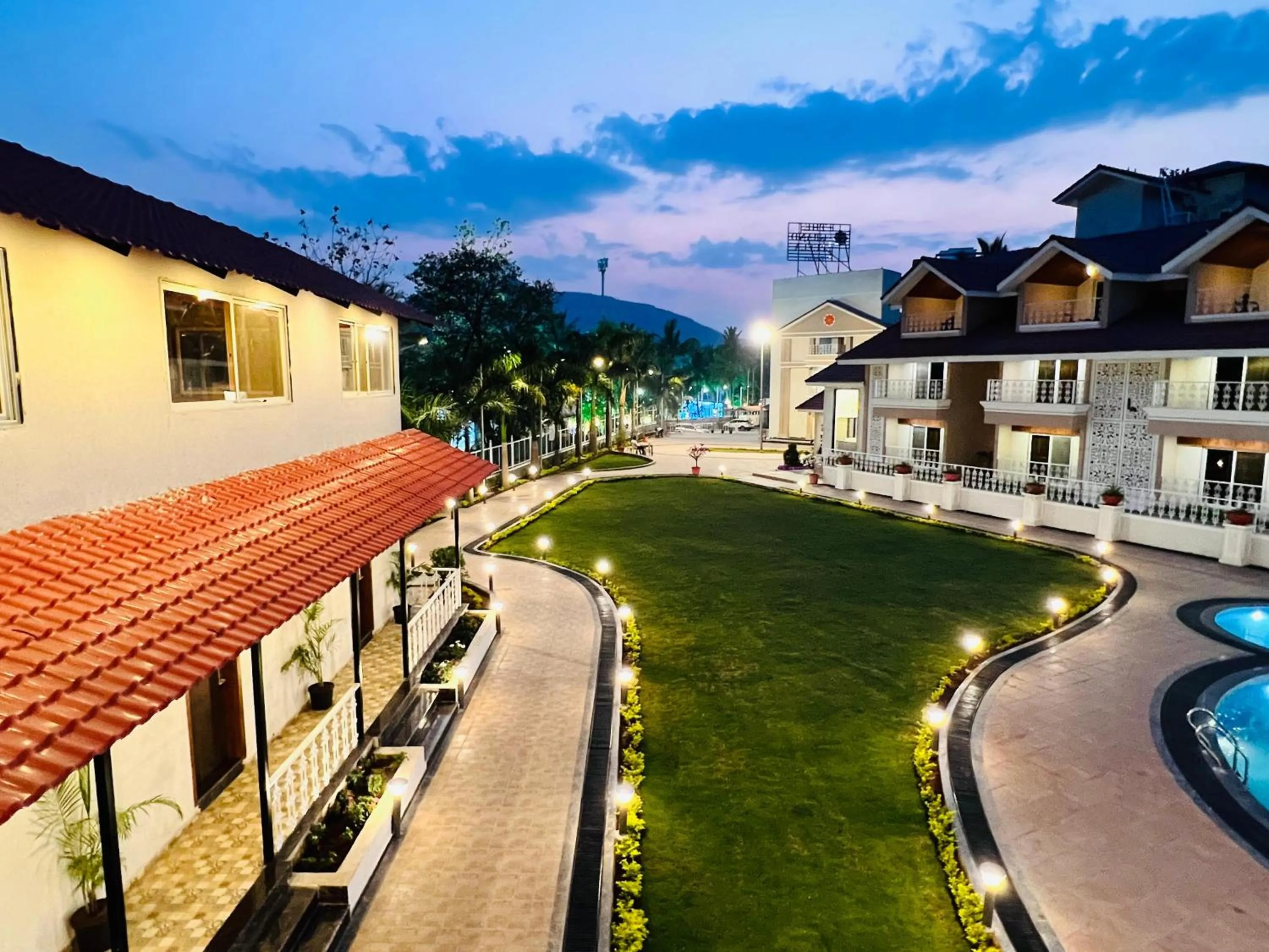 Location in The Grand Leela Resort