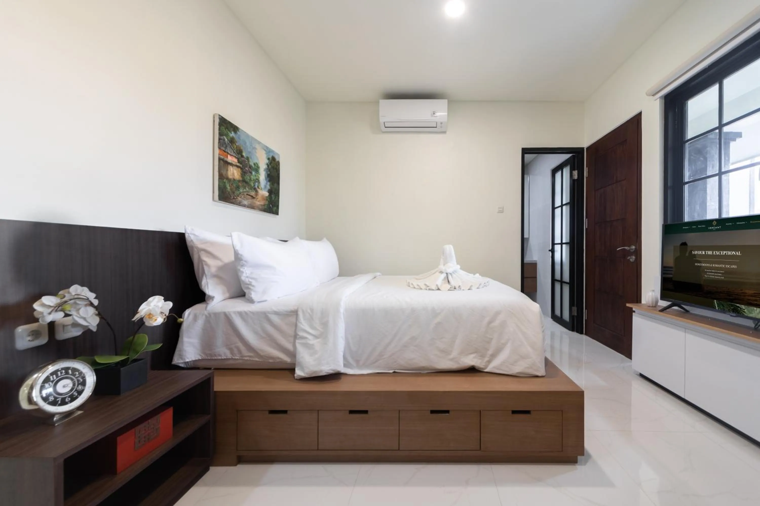 Bed in Verdant Bali Tirta Lepang