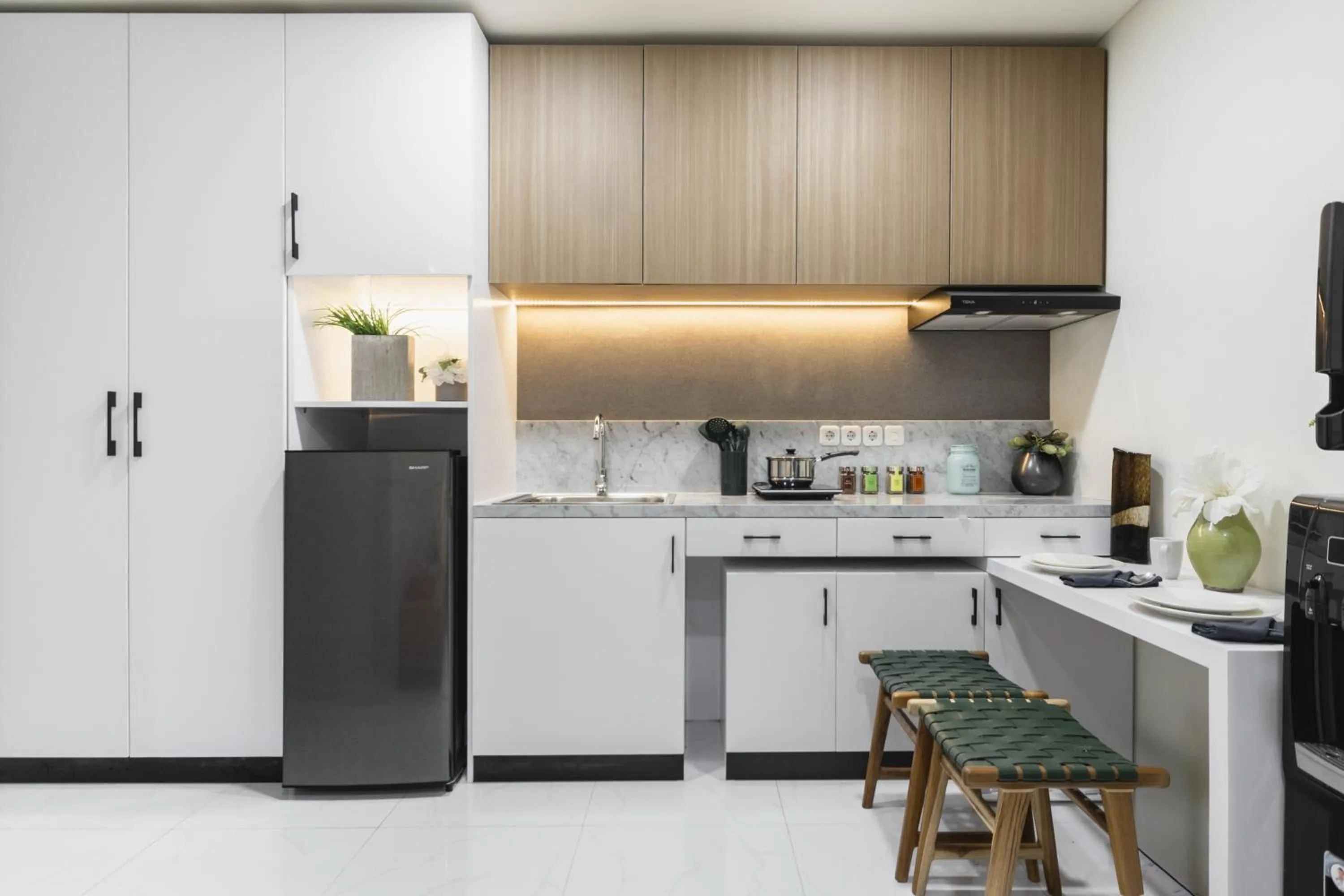 Kitchen or kitchenette in Verdant Bali Tirta Lepang