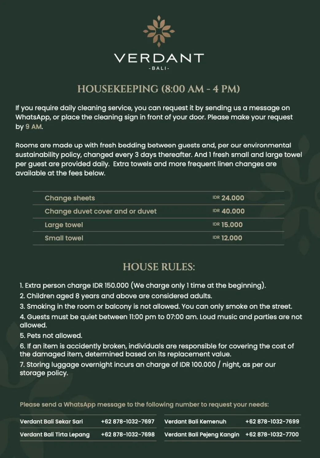 Property building in Verdant Bali Tirta Lepang