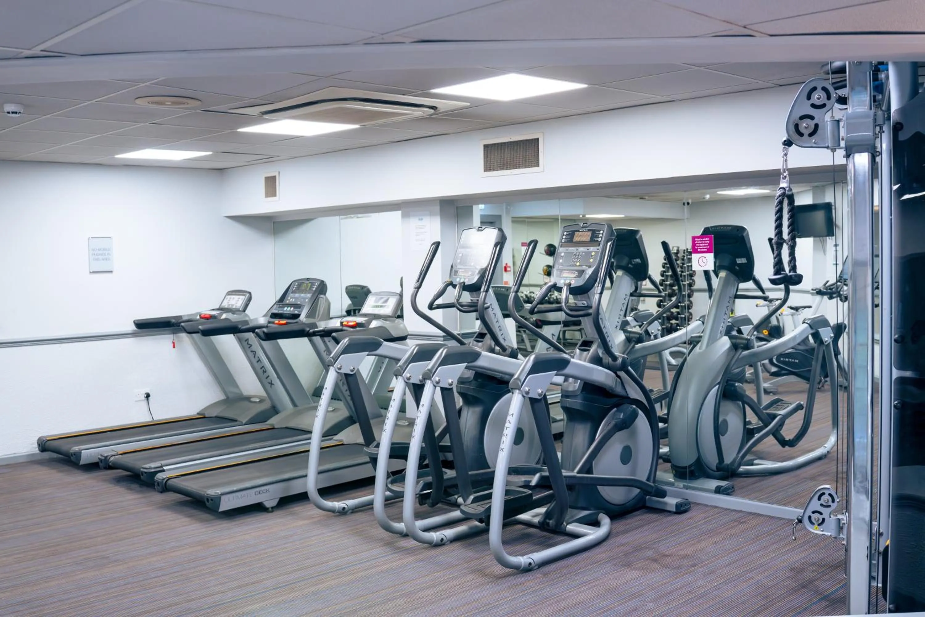 Fitness centre/facilities in Crowne Plaza Solihull by IHG