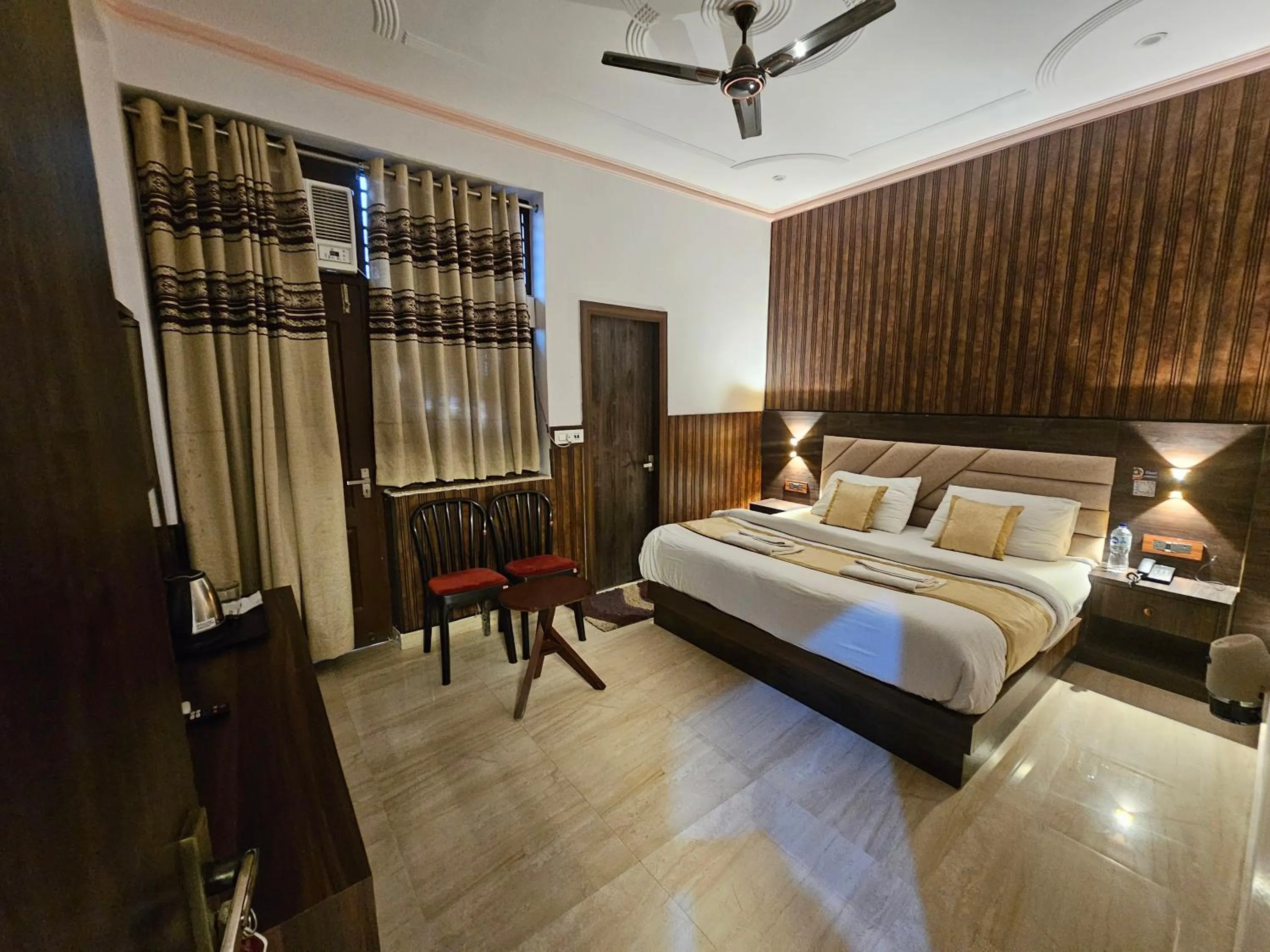 Bed in Shri Krishna Divine Dham