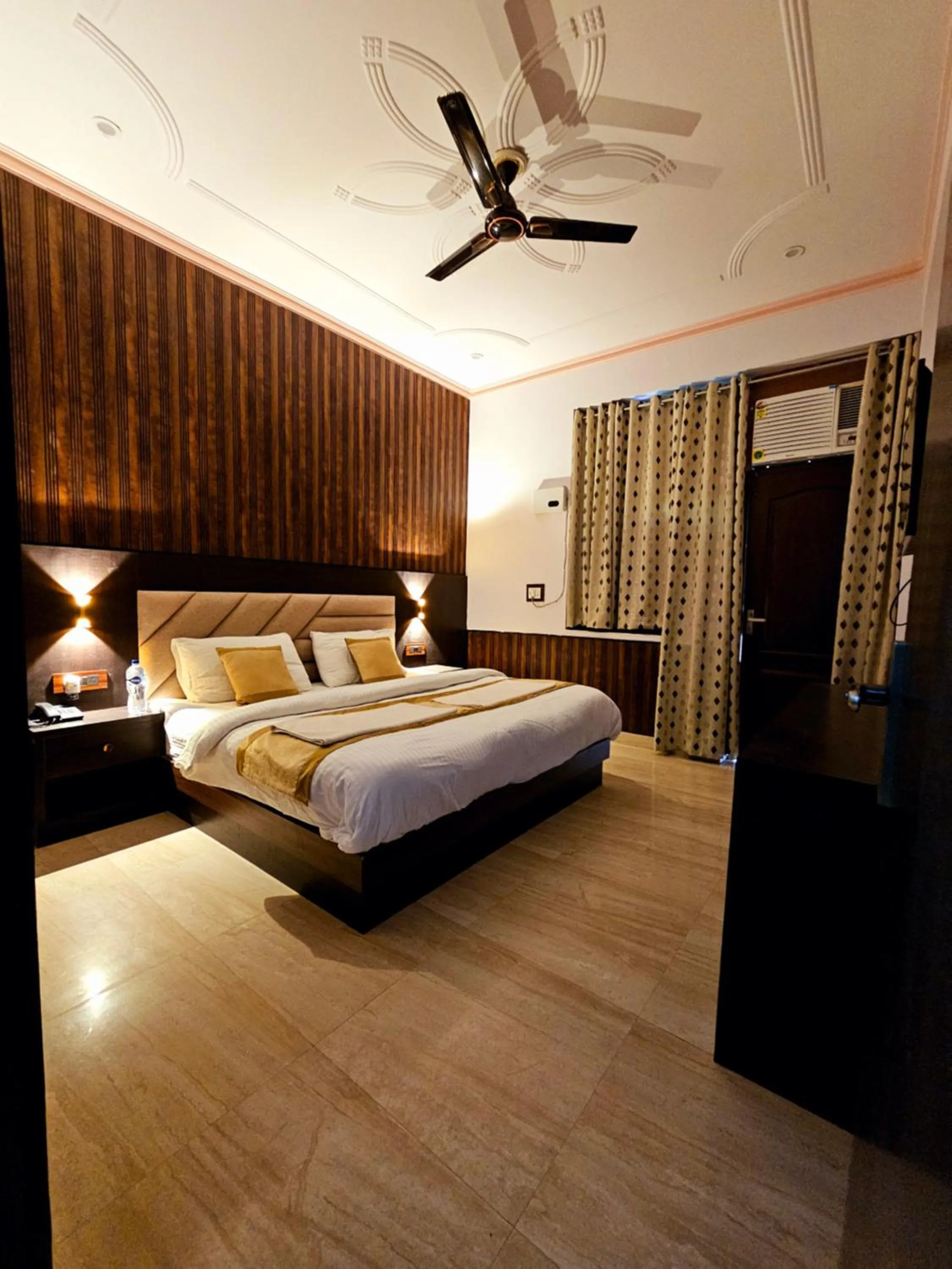 Bed in Shri Krishna Divine Dham