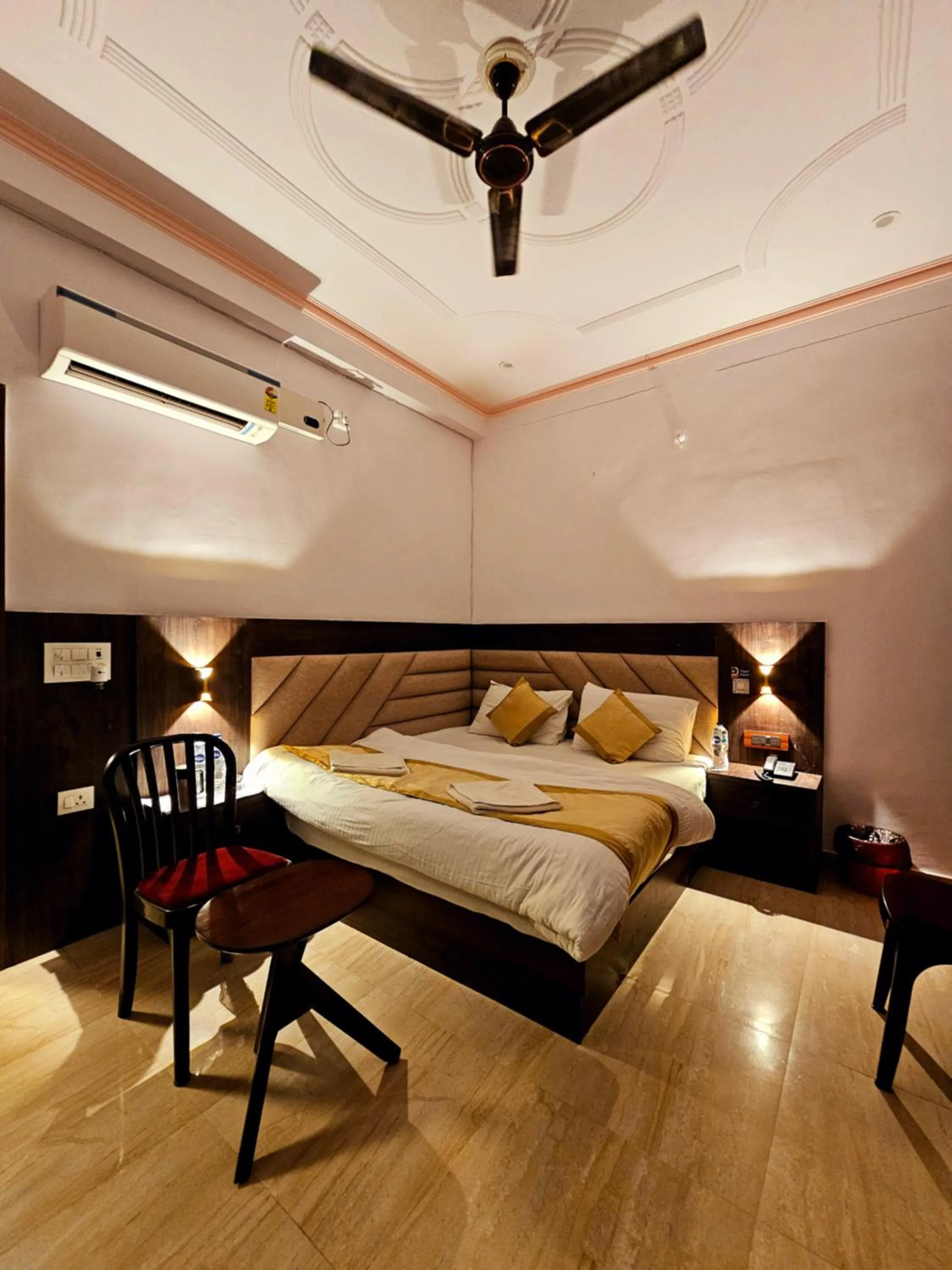 Bed in Shri Krishna Divine Dham