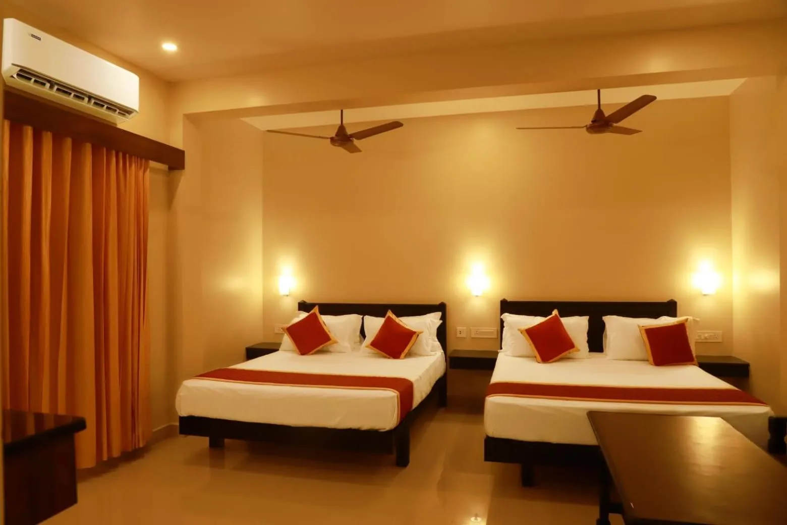 Bedroom, Bed in Hotel Sri Devi