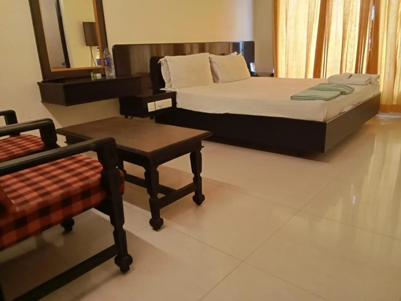 Bed in Hotel Sri Devi