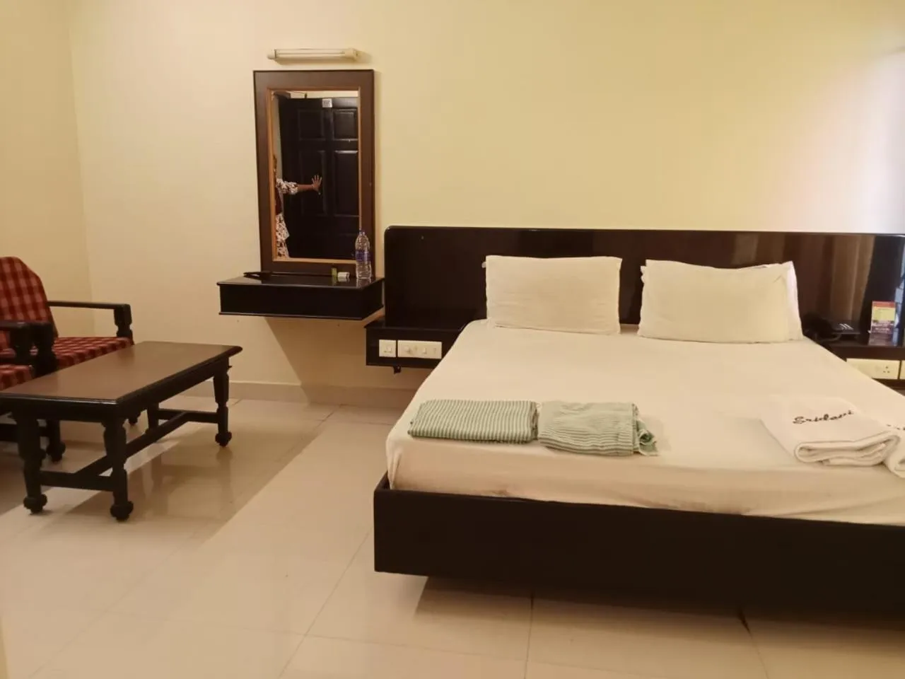 Bed in Hotel Sri Devi