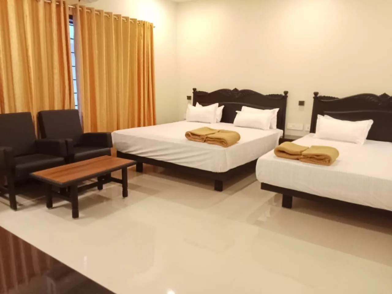 Bed in Hotel Sri Devi