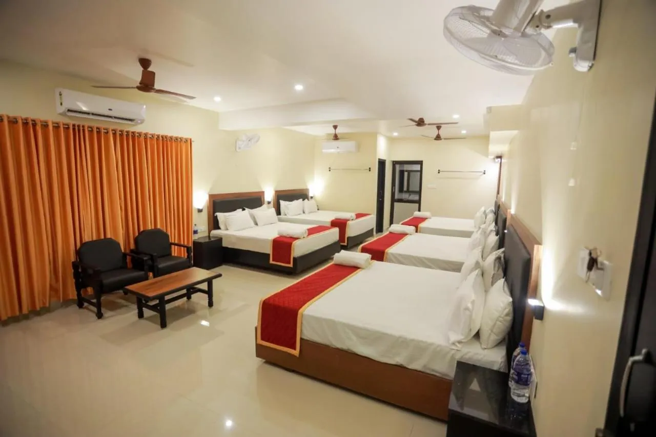 Bed in Hotel Sri Devi