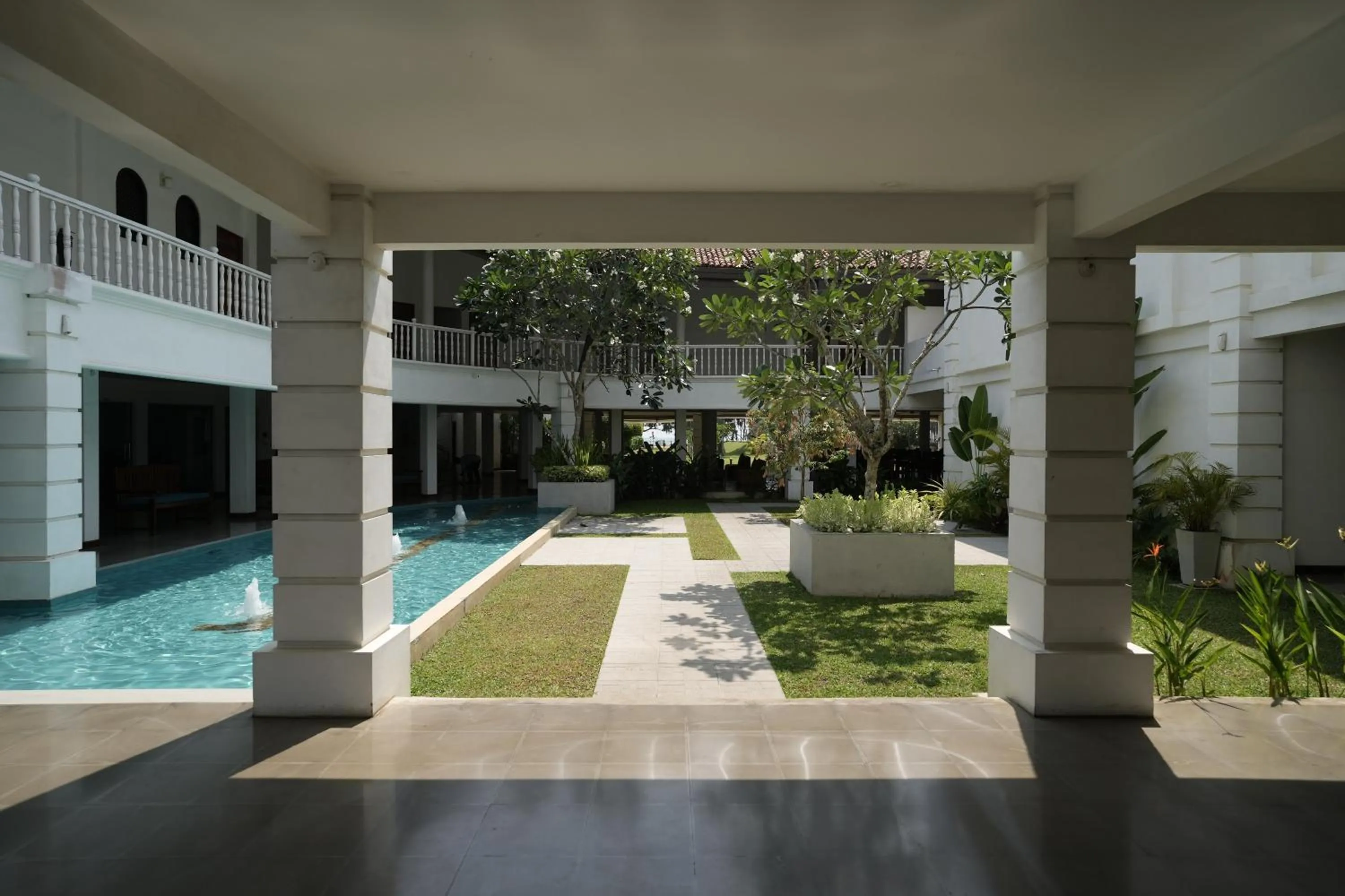 Garden view in Hibiscus Beach Hotel & Villas