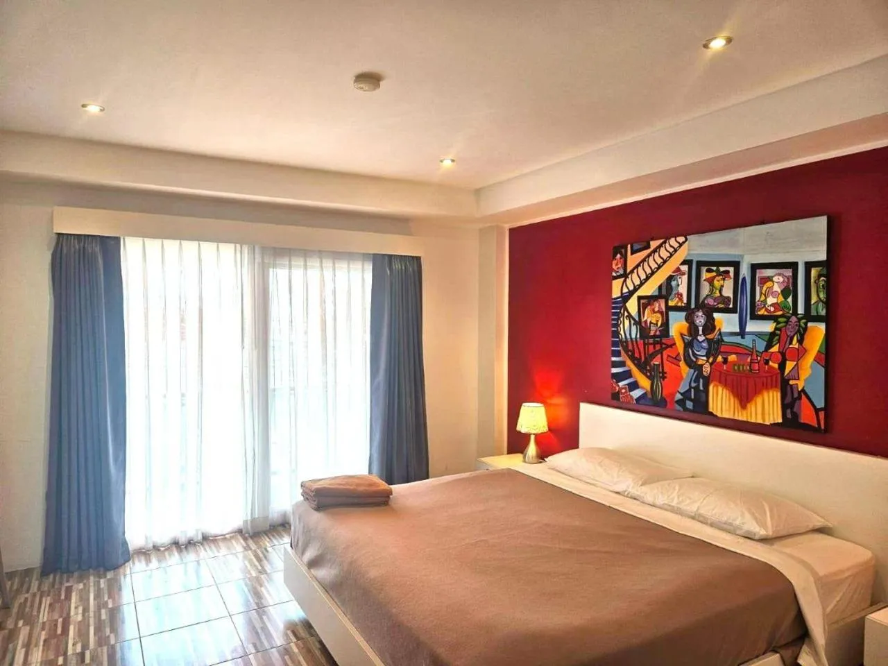 Bedroom, Bed in Al Fiore Guesthouse Pattaya