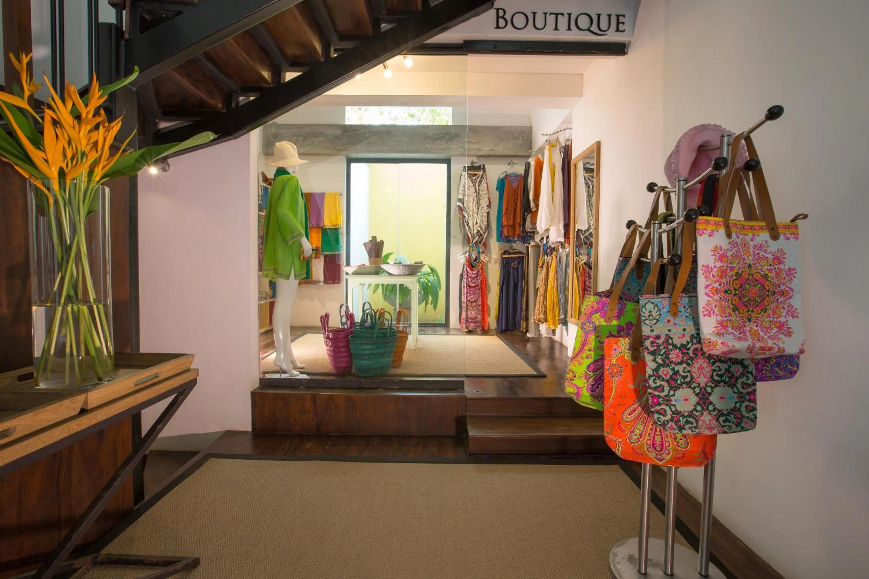 On-site shops in Sri Sharavi Beach Villas & Spa - with 43 metre saltwater infinity pool