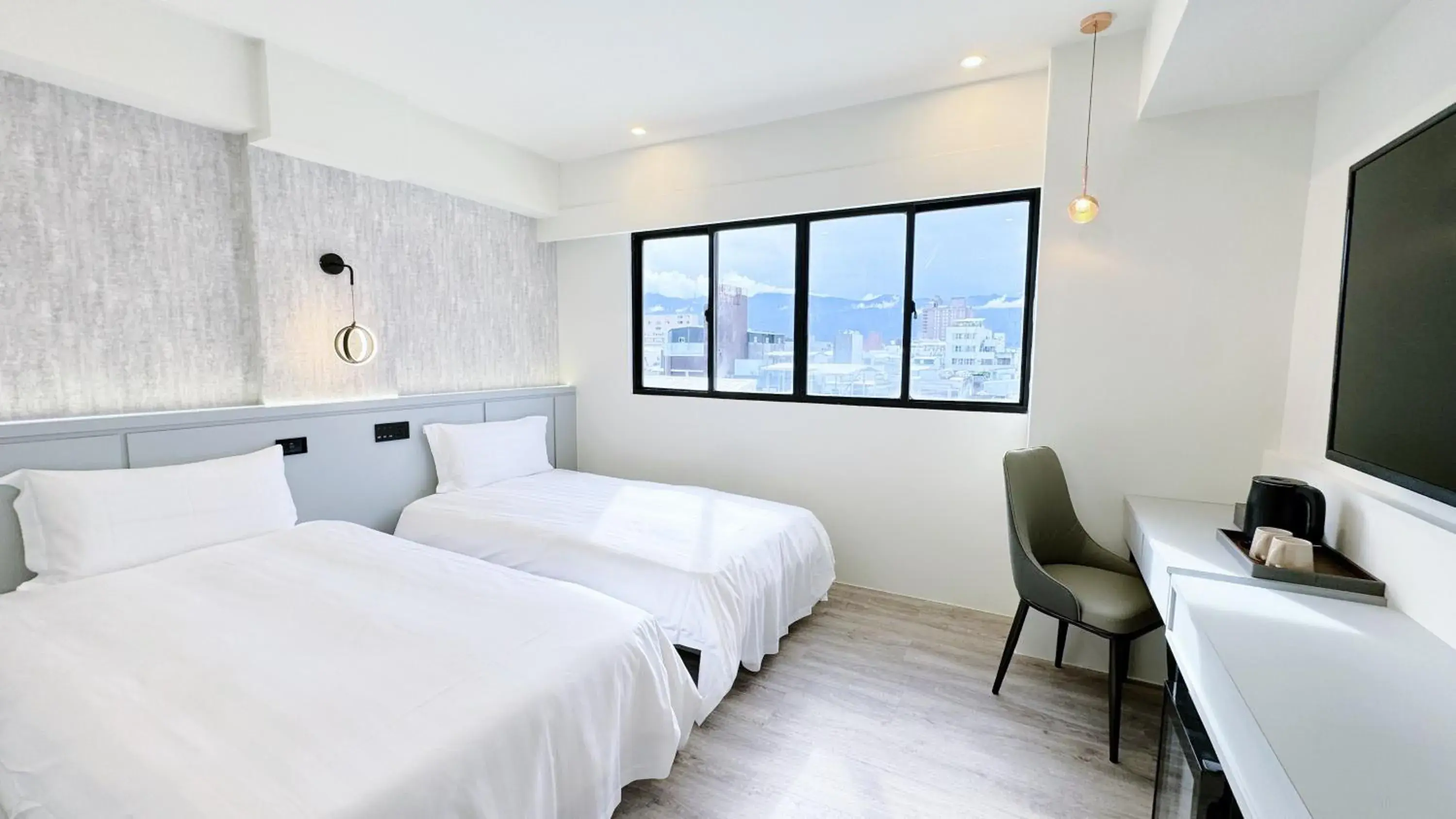 Superior Twin Room in Yoai Mountain Roam Hotel Superior Twin Room in Yoai Mountain Roam Hotel