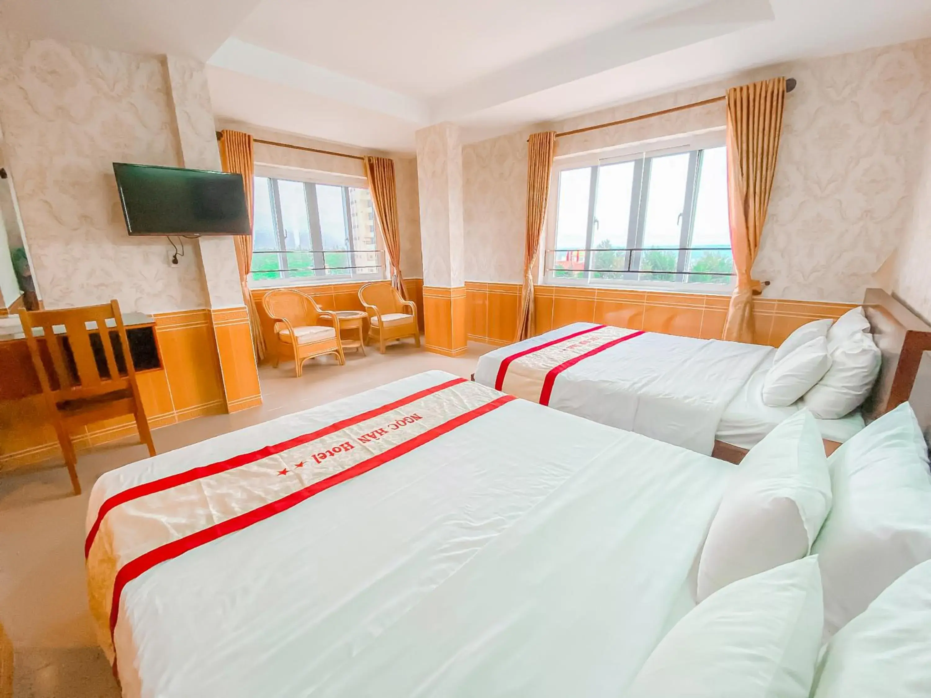 Family Room with Sea View in Ngọc Hân Hotel By The Moment Family Room with Sea View in Ngọc Hân Hotel By The Moment