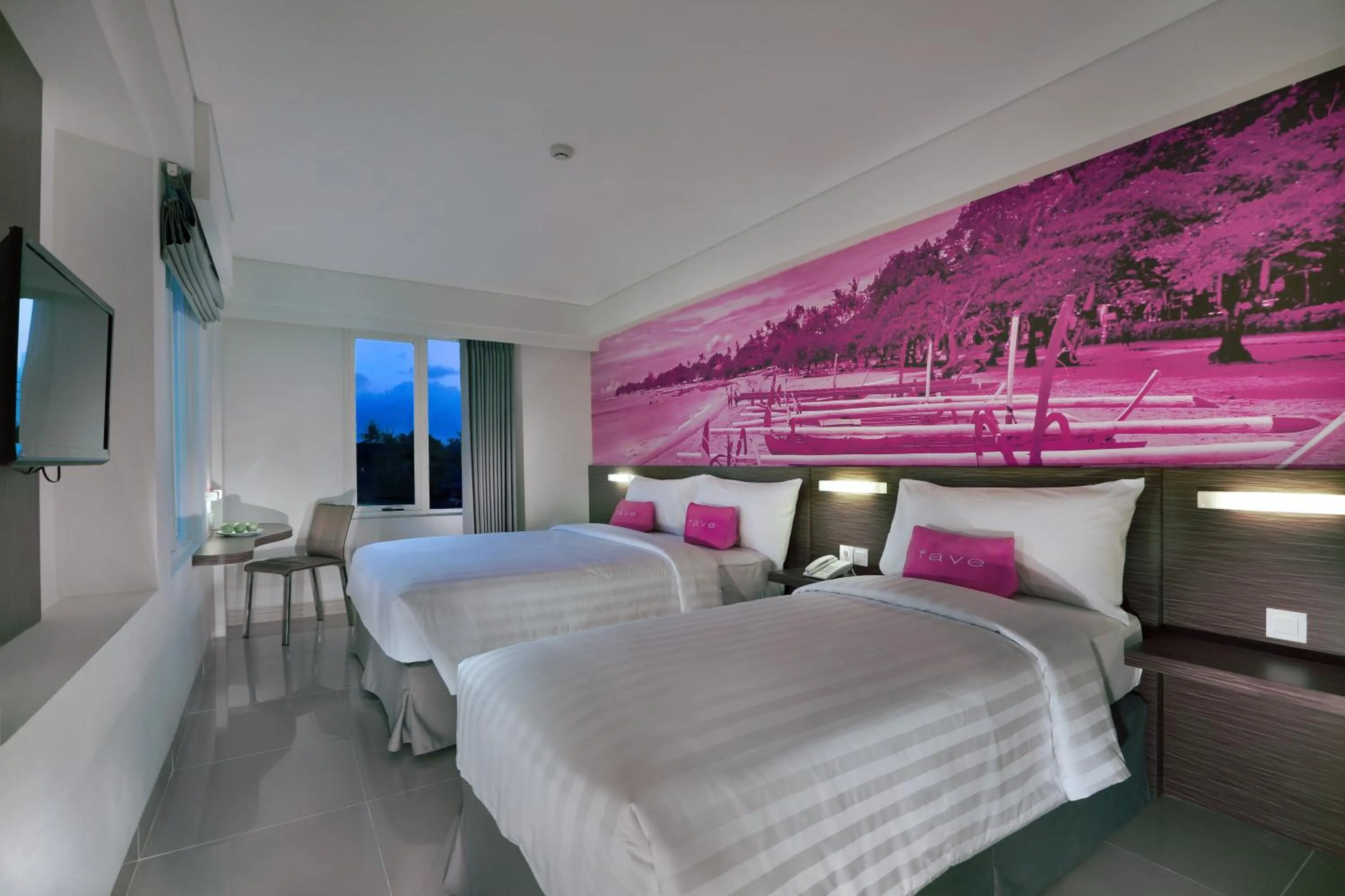 Bed in favehotel Sunset Seminyak
