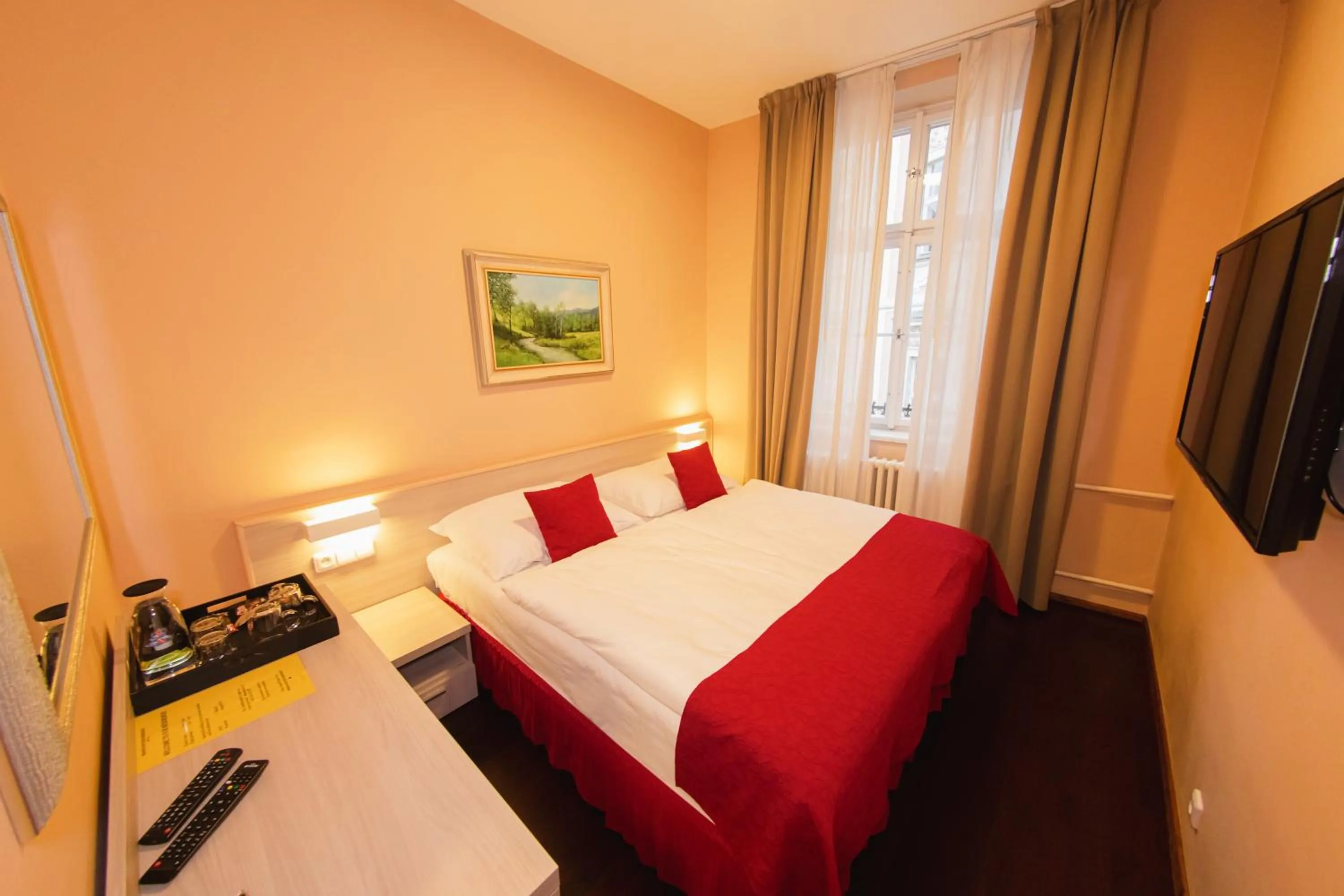 Bathroom, Bed in Prague Boutique Residence