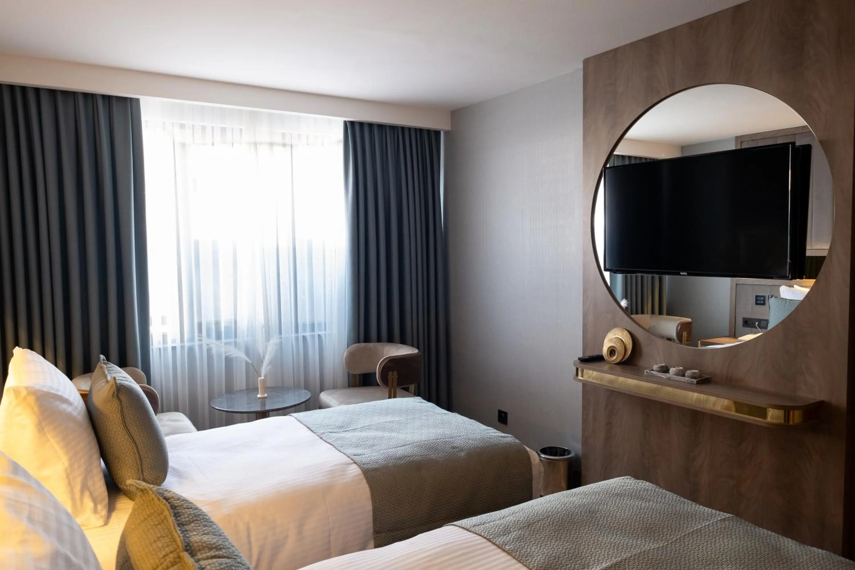 Bed in Buke Hotel Bomonti