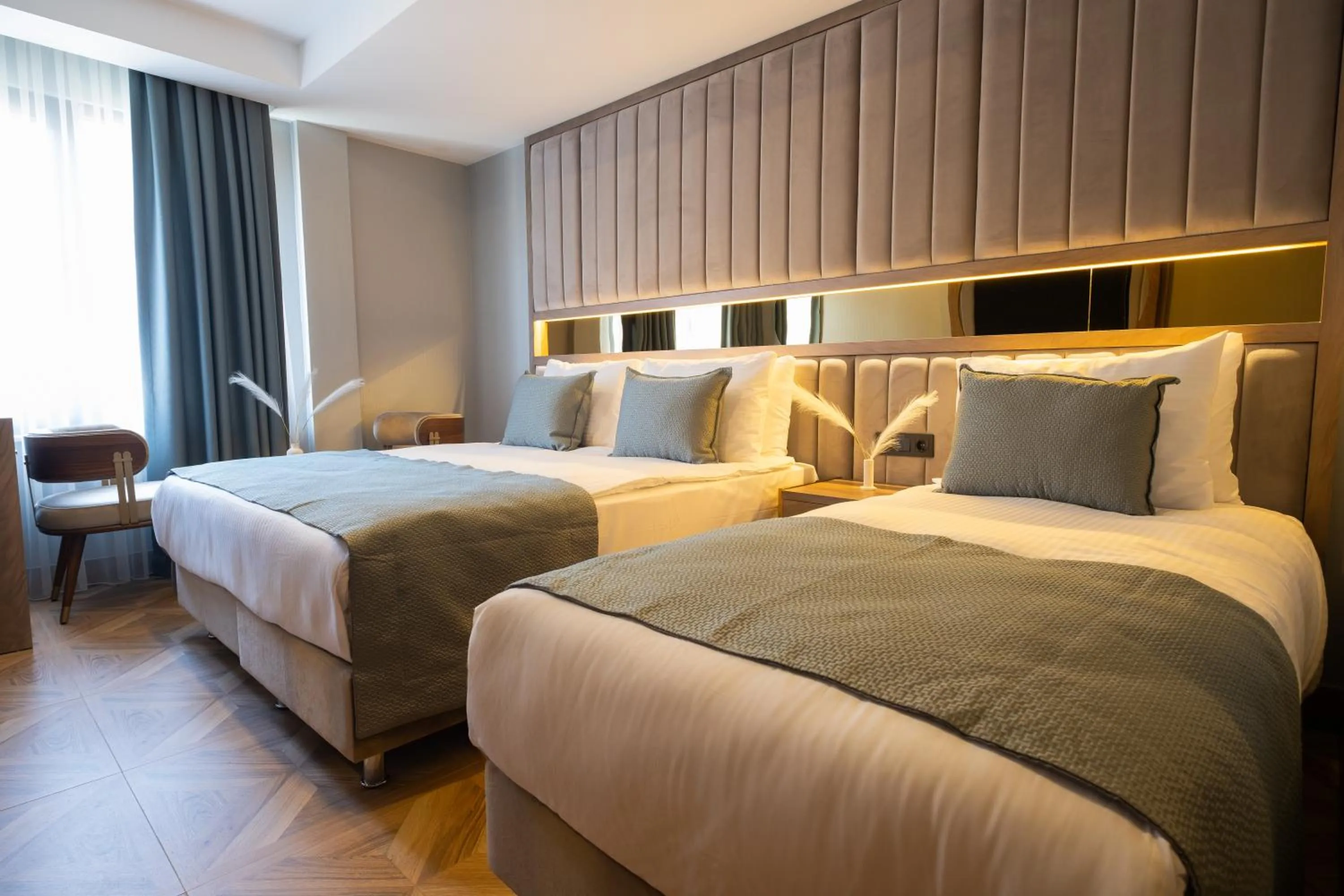 Bed in Buke Hotel Bomonti