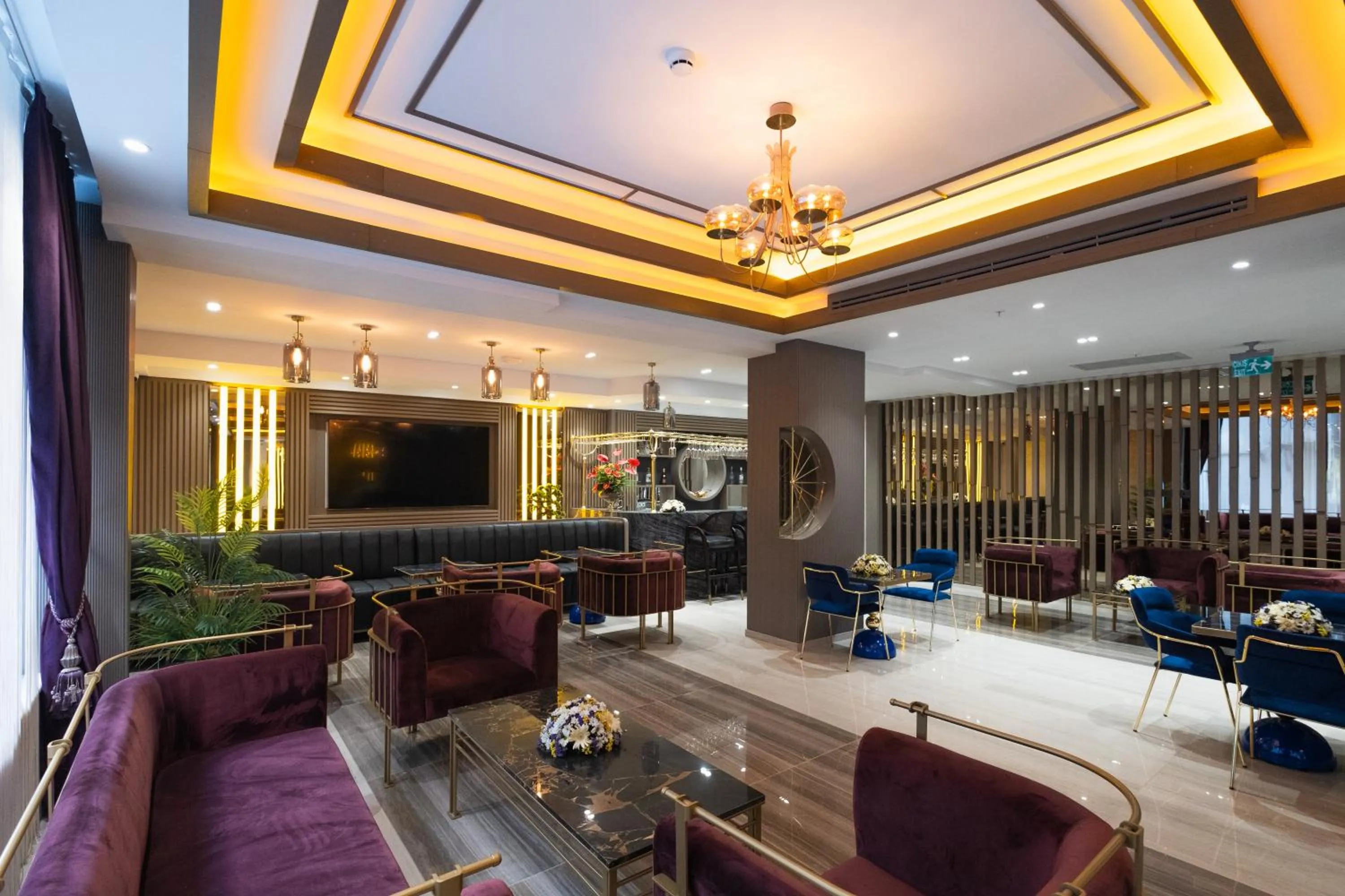 Seating area in Buke Hotel Bomonti