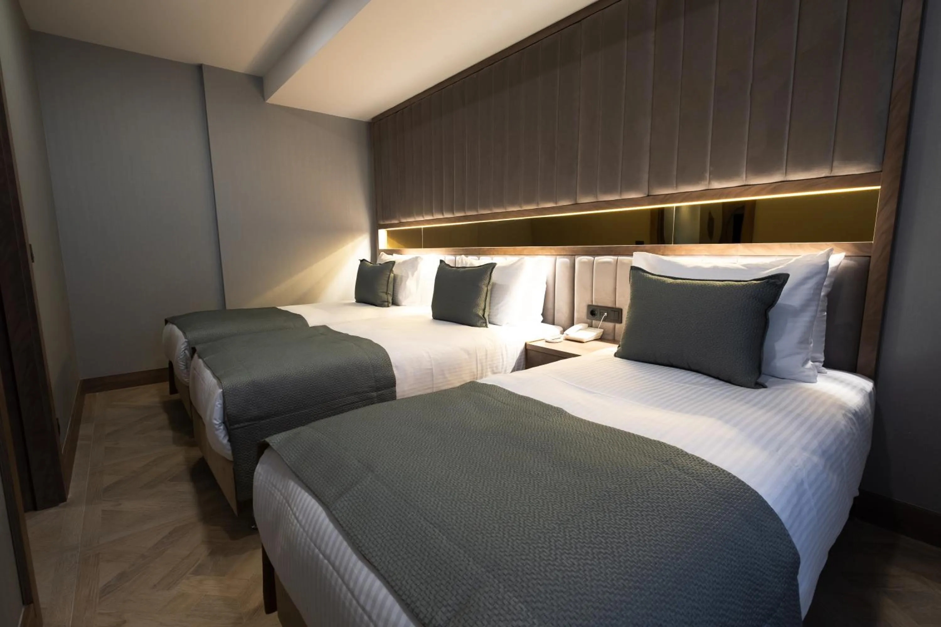 Bed in Buke Hotel Bomonti