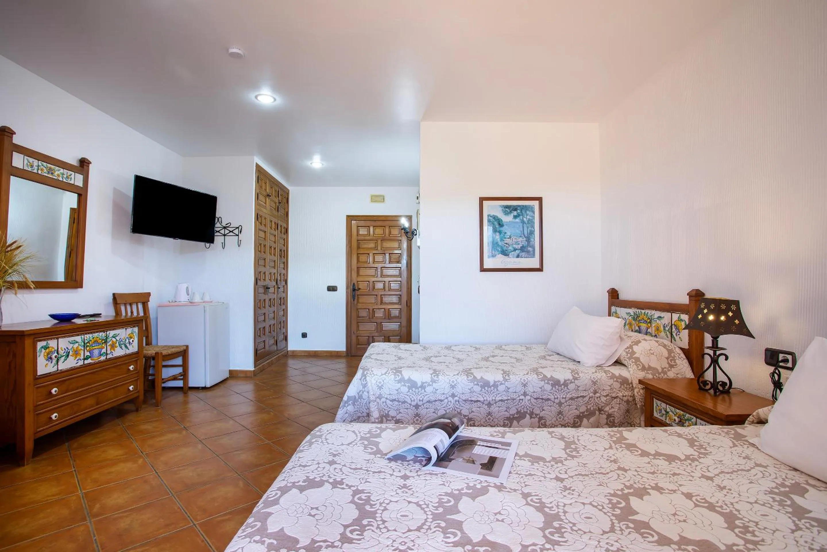 Bed in Hotel Rural Sierra Tejeda