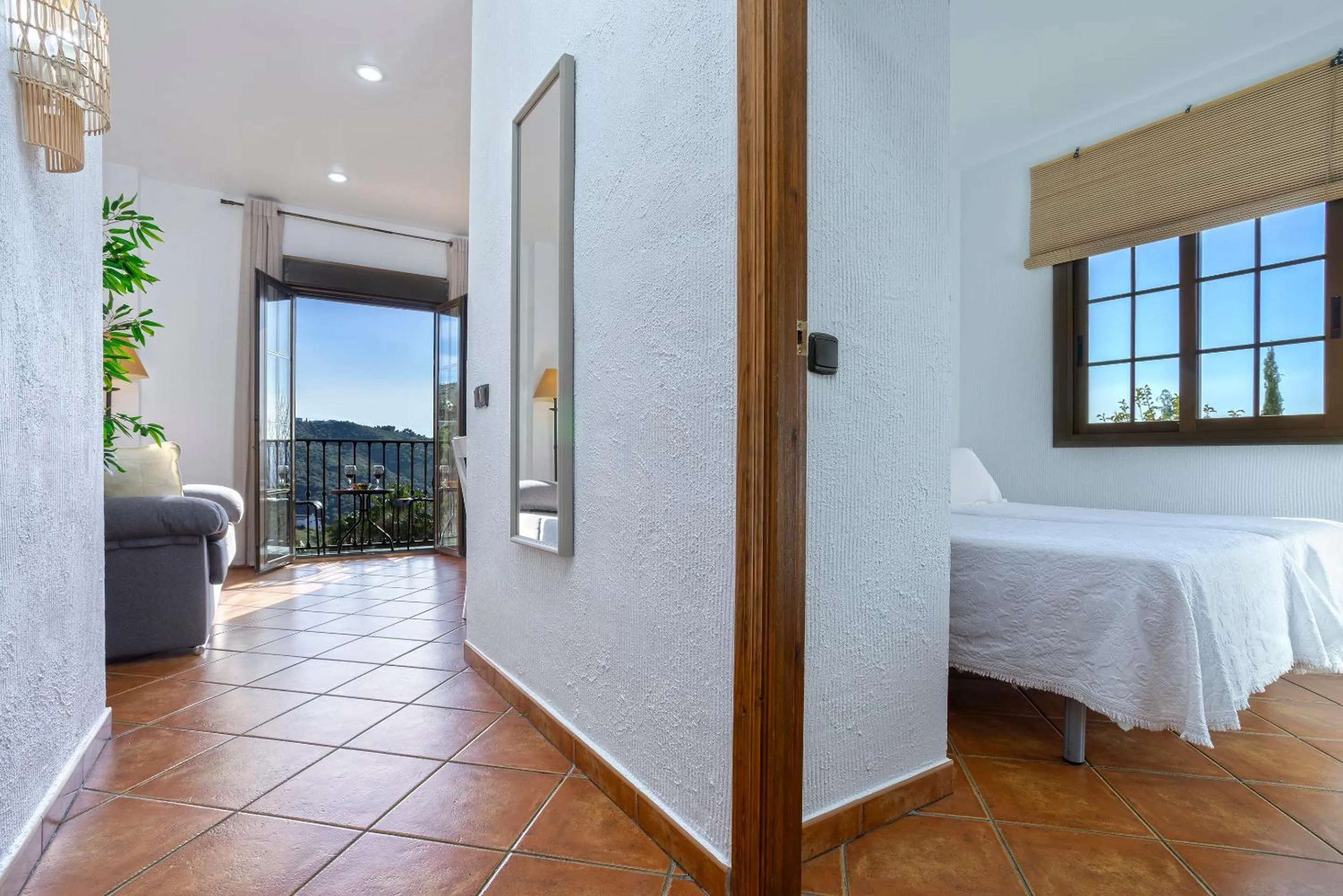 Bed in Hotel Rural Sierra Tejeda