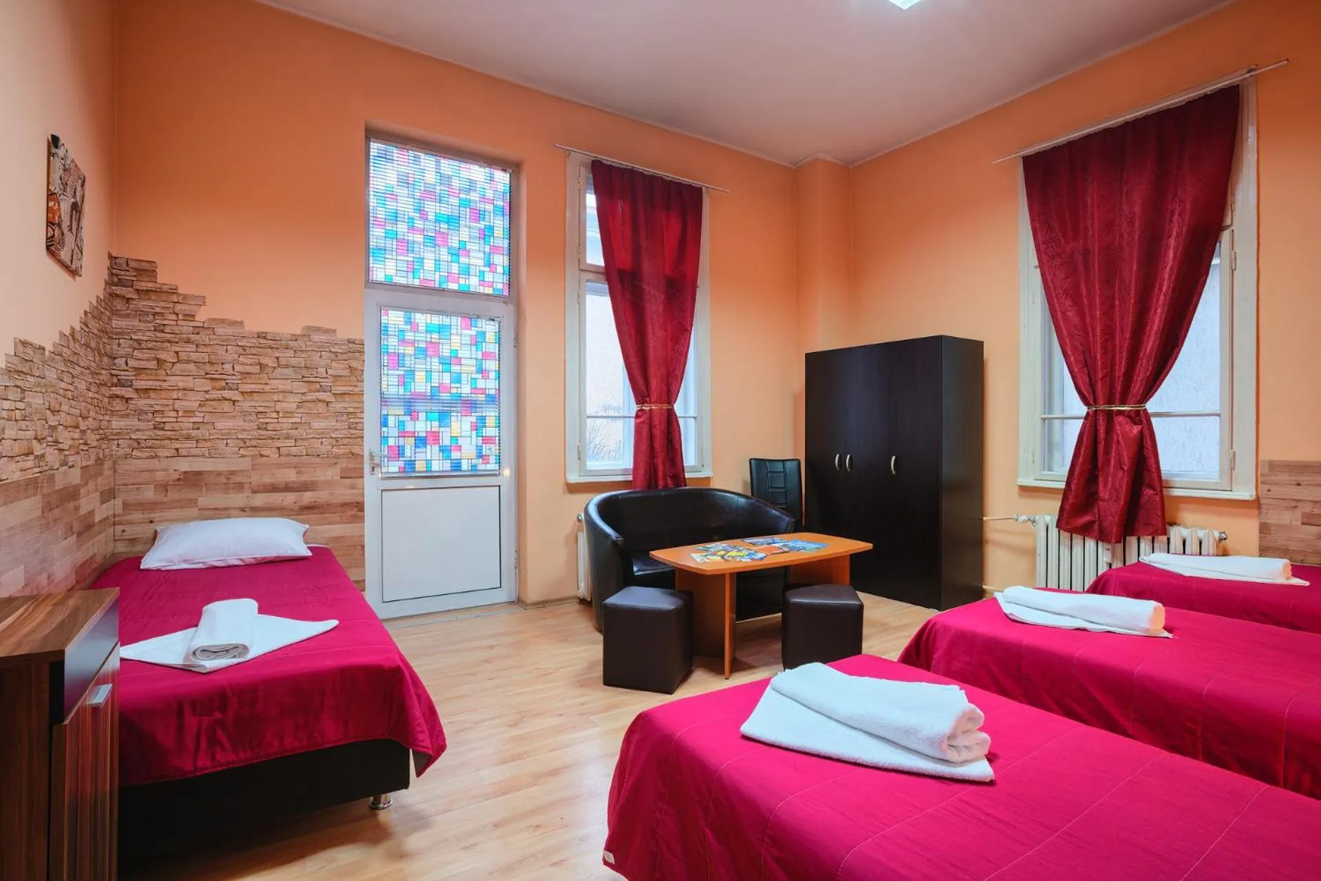 Winter, Bed in Guesthouse32