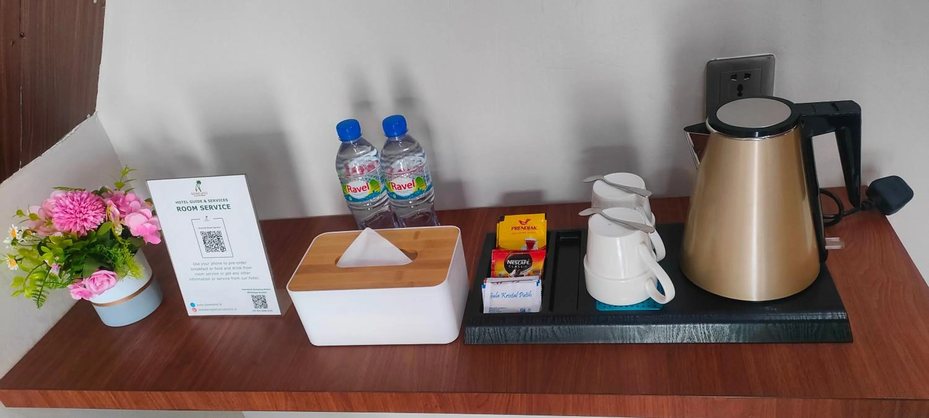 Coffee/tea facilities in Kawaland glamping resort