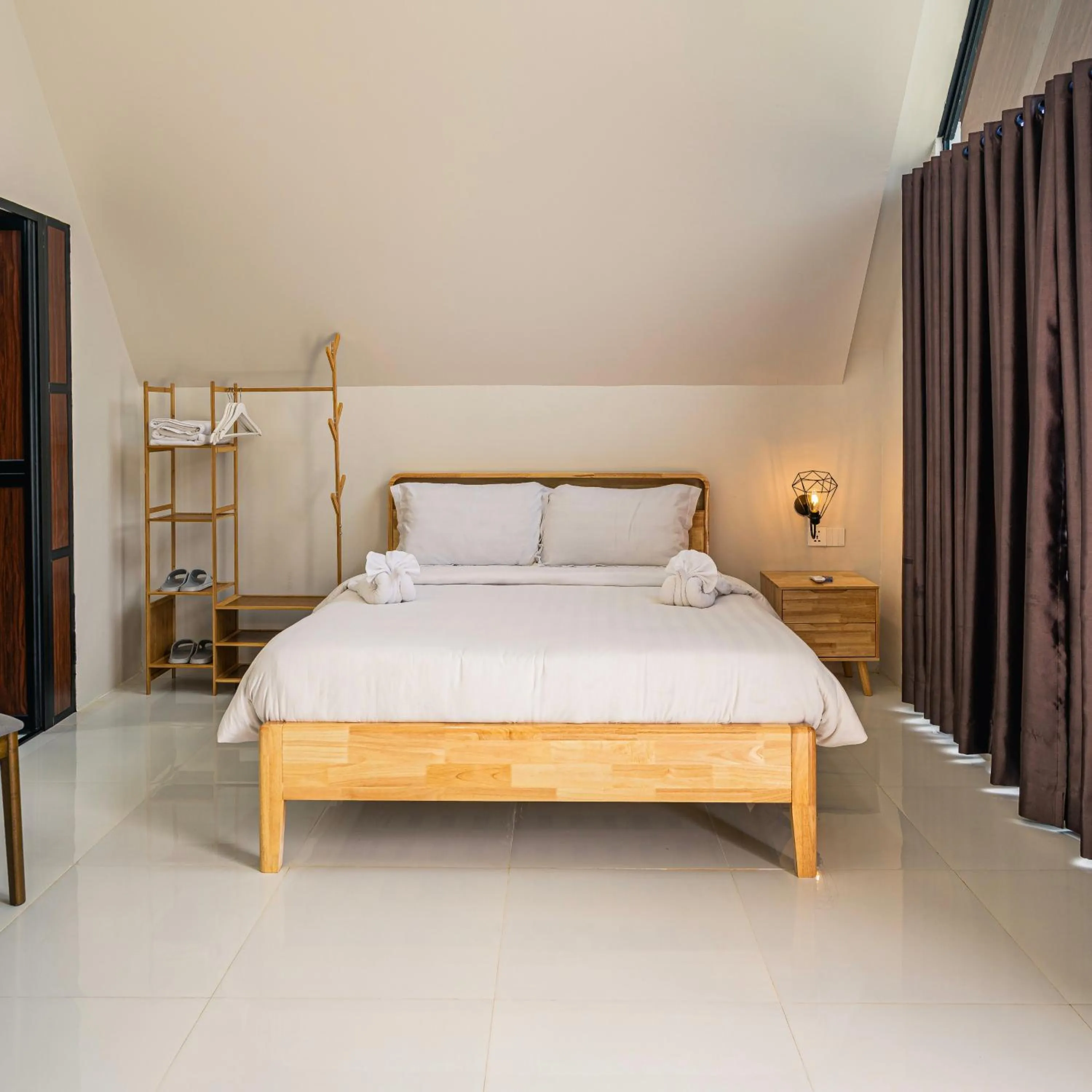 Bed in Kawaland glamping resort