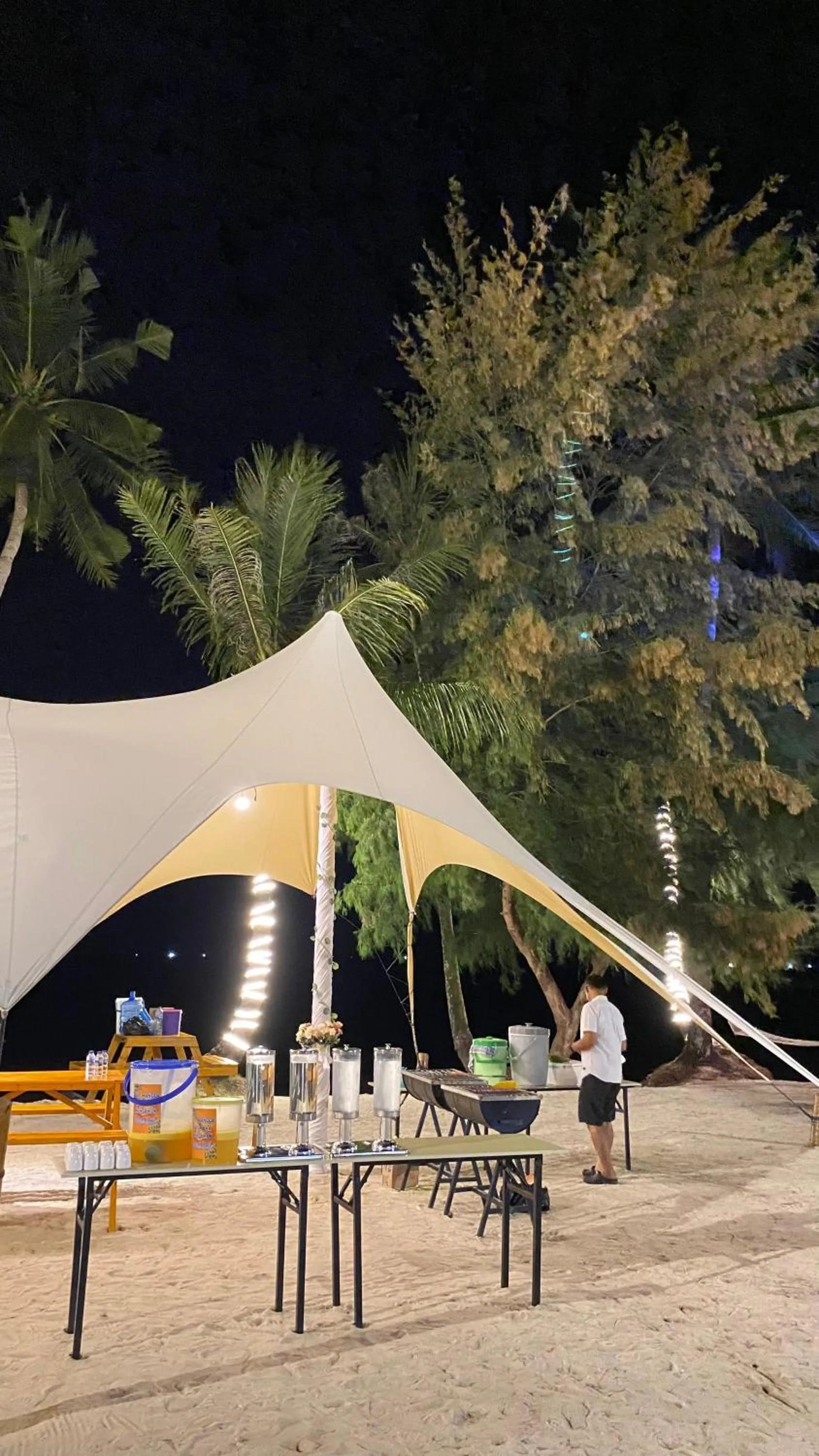 BBQ facilities in Kawaland glamping resort