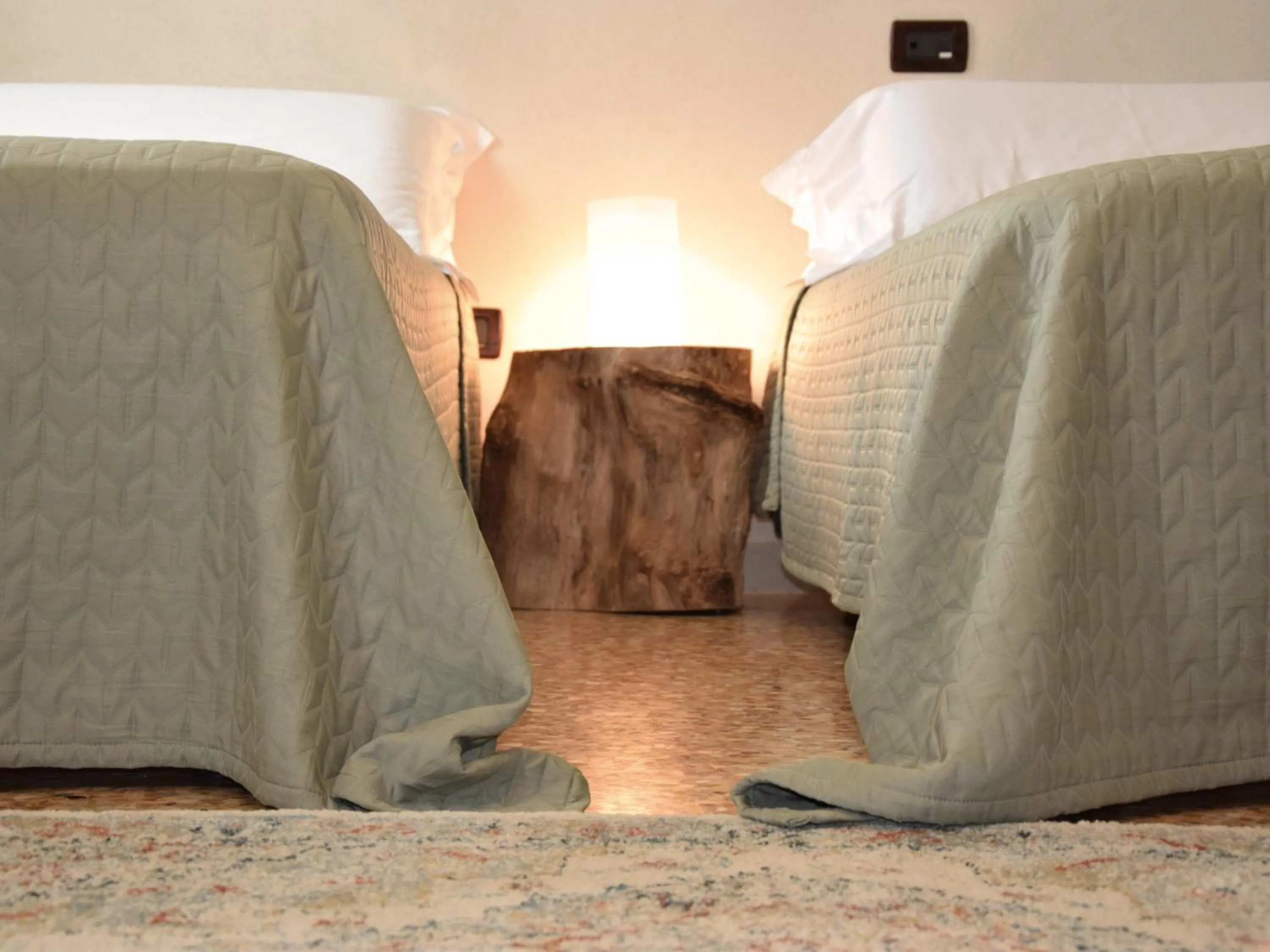 Bed in Colombara Farmhouse