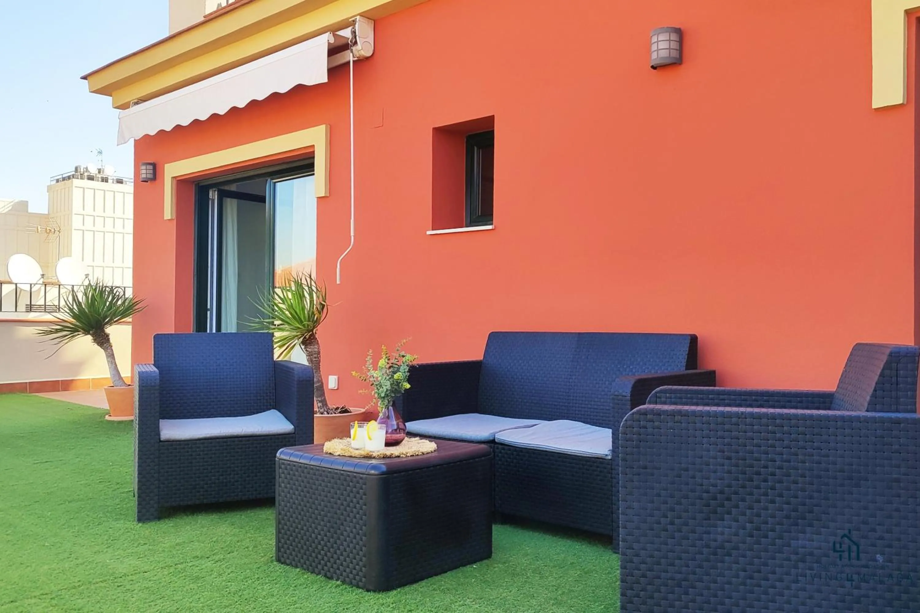 Balcony/Terrace in Living4malaga Blue Bay