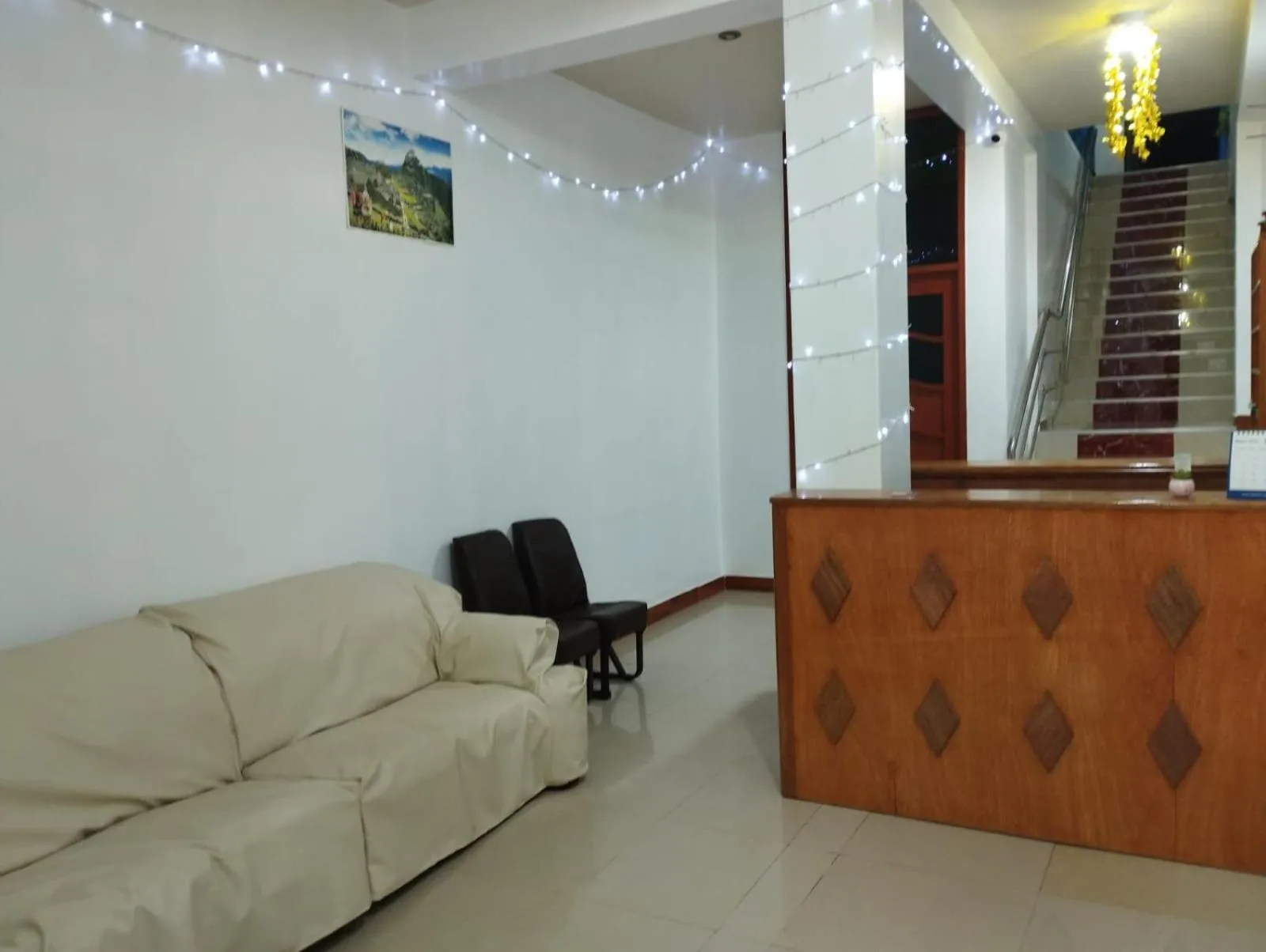 Living room in hotel plaza chinchero