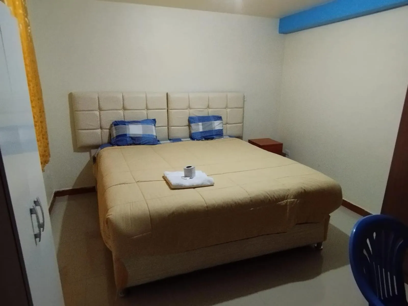 Bed in hotel plaza chinchero