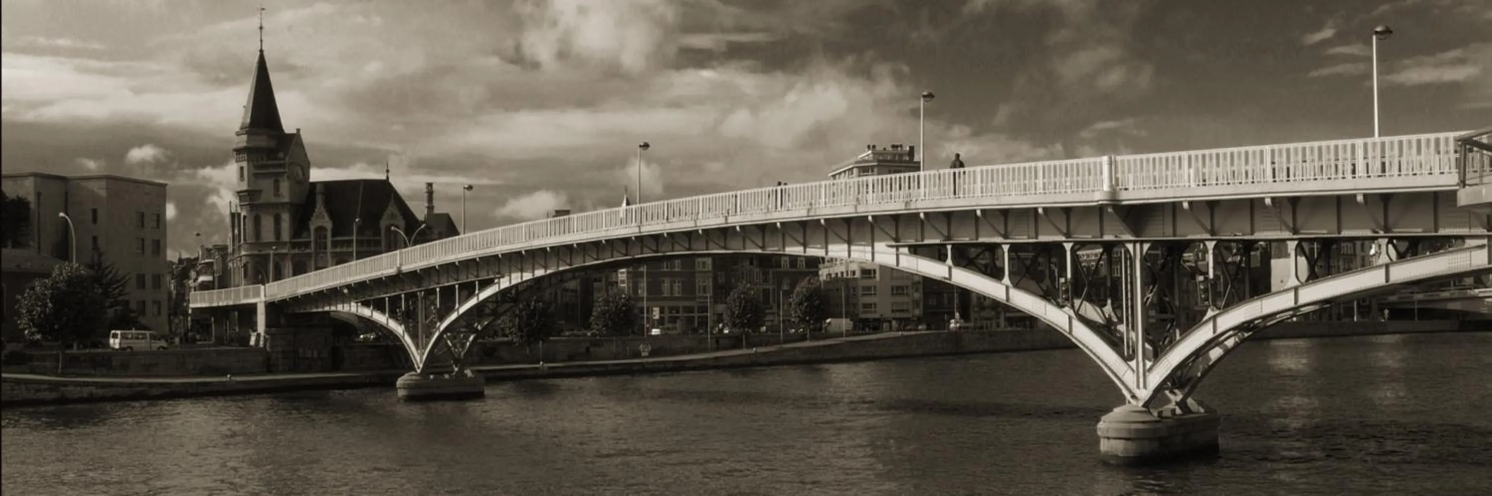 City view in Amosa Liège City Centre Hotel