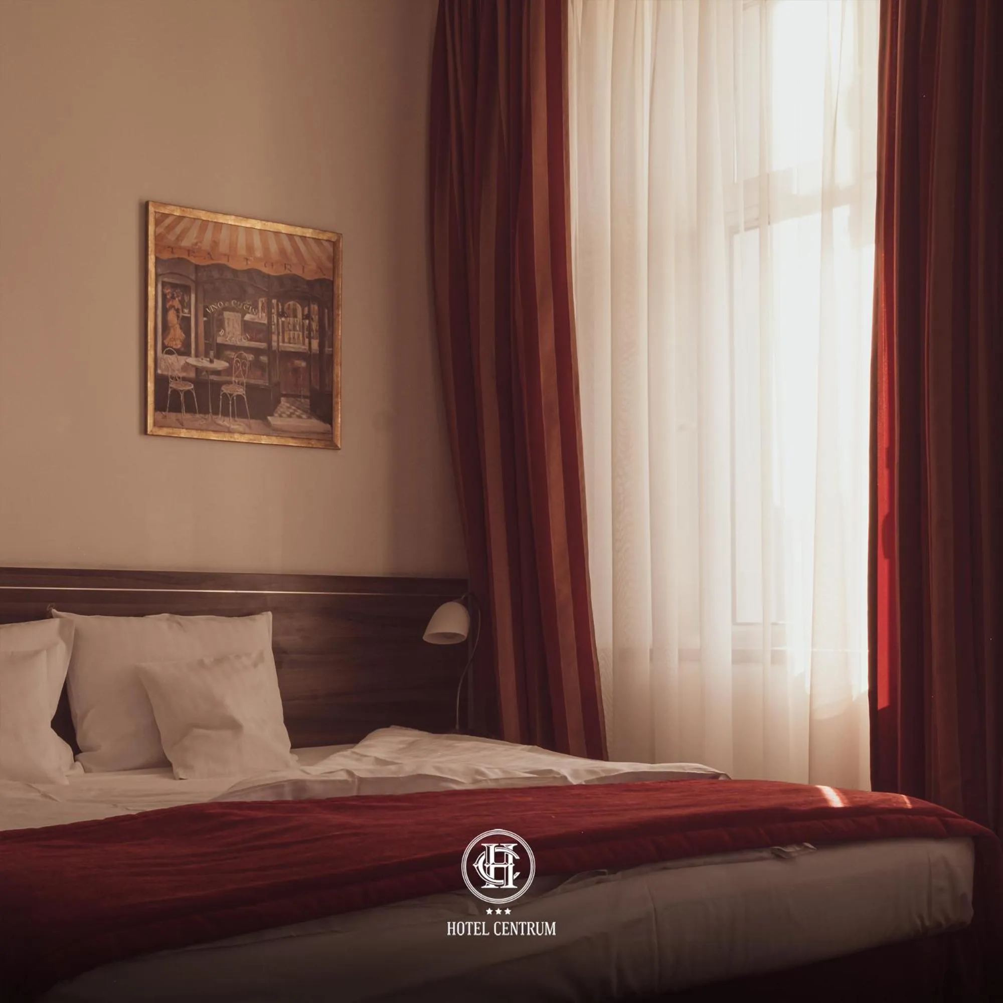 Bed in Hotel Centrum Sosnowiec