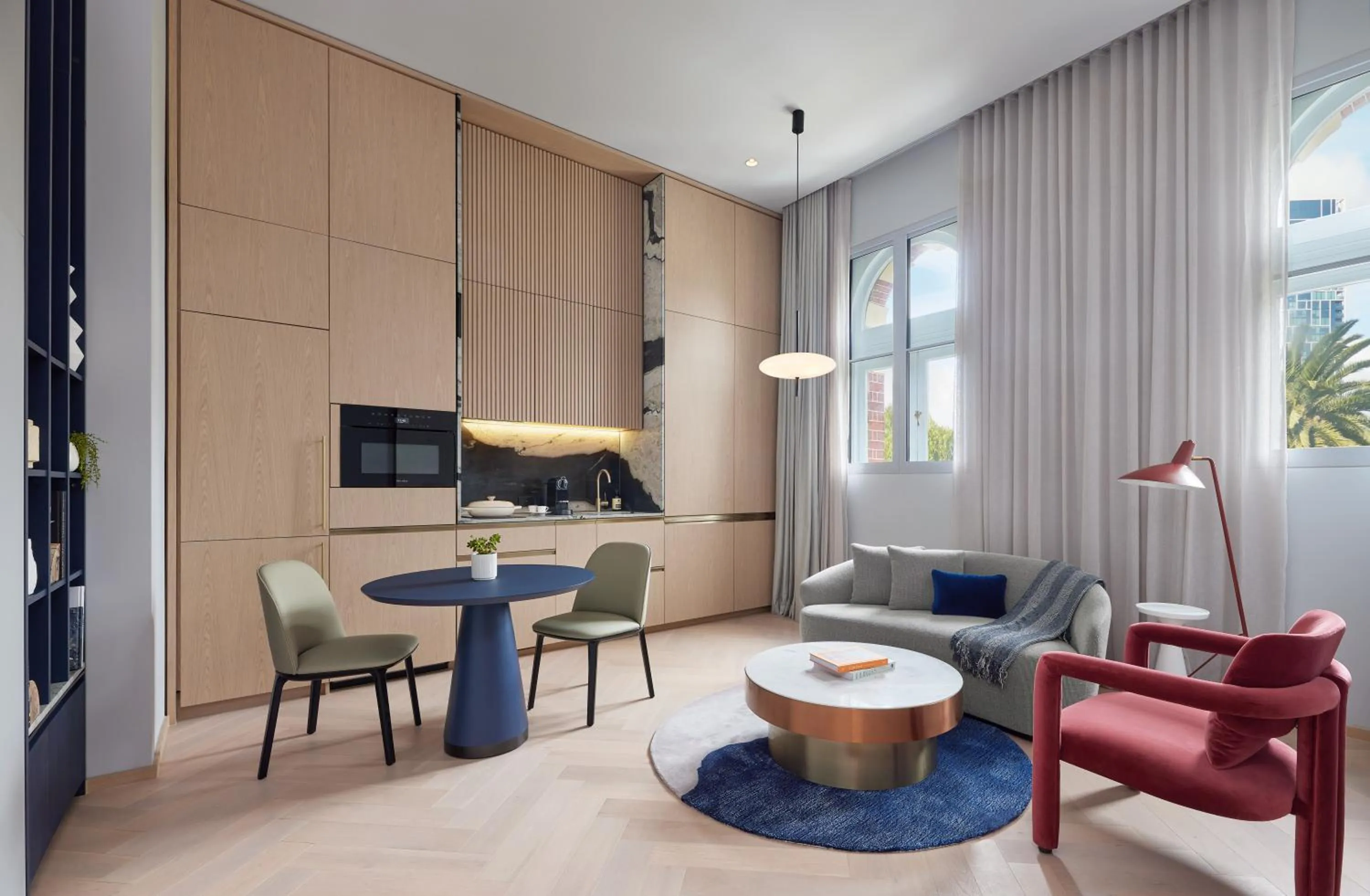 Living room in Lanson Place Parliament Gardens