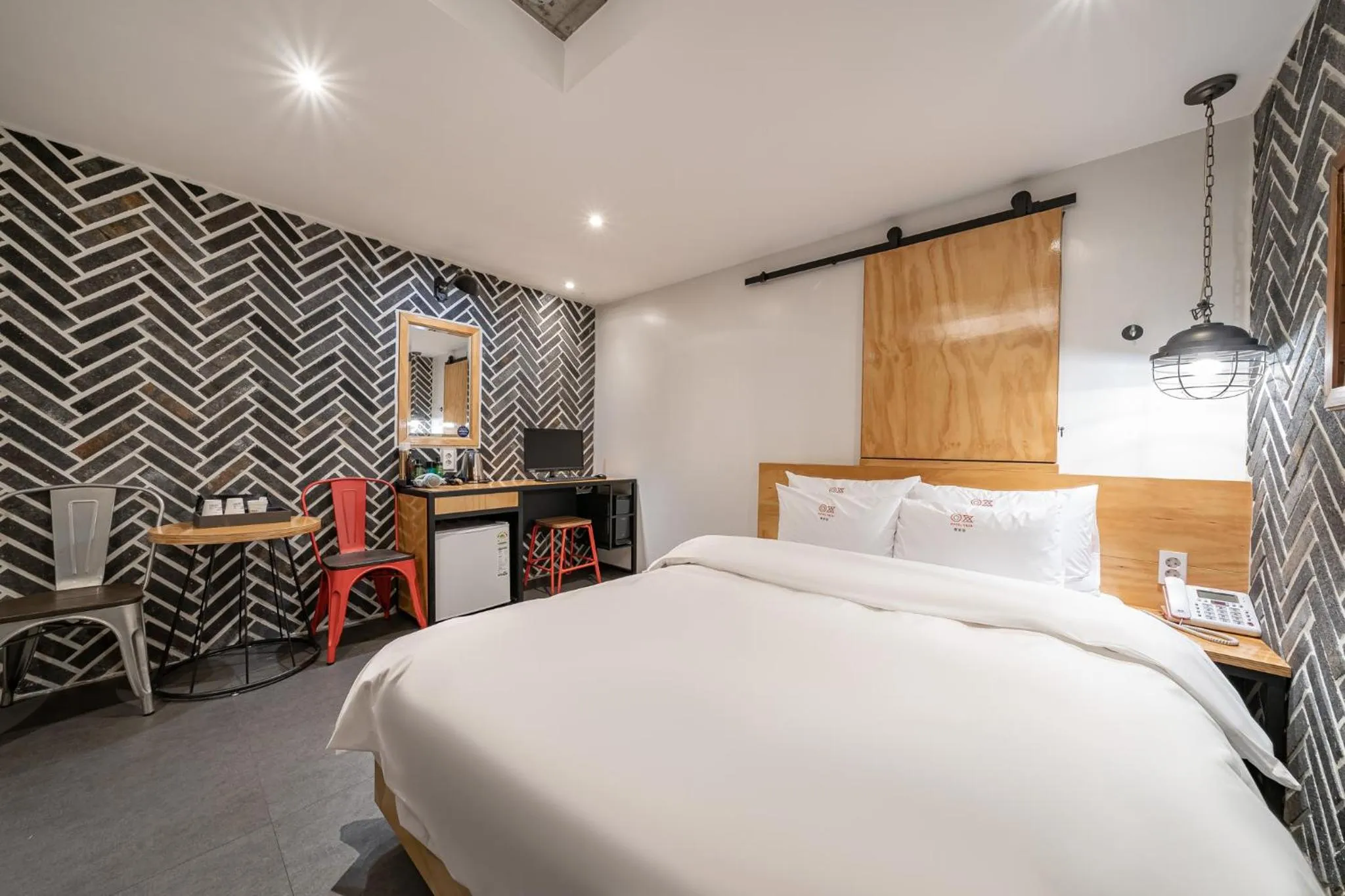 Bed in Hotel Yaja Jongno