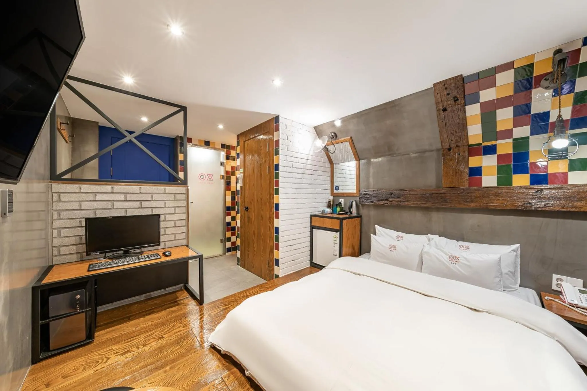 Bed in Hotel Yaja Jongno