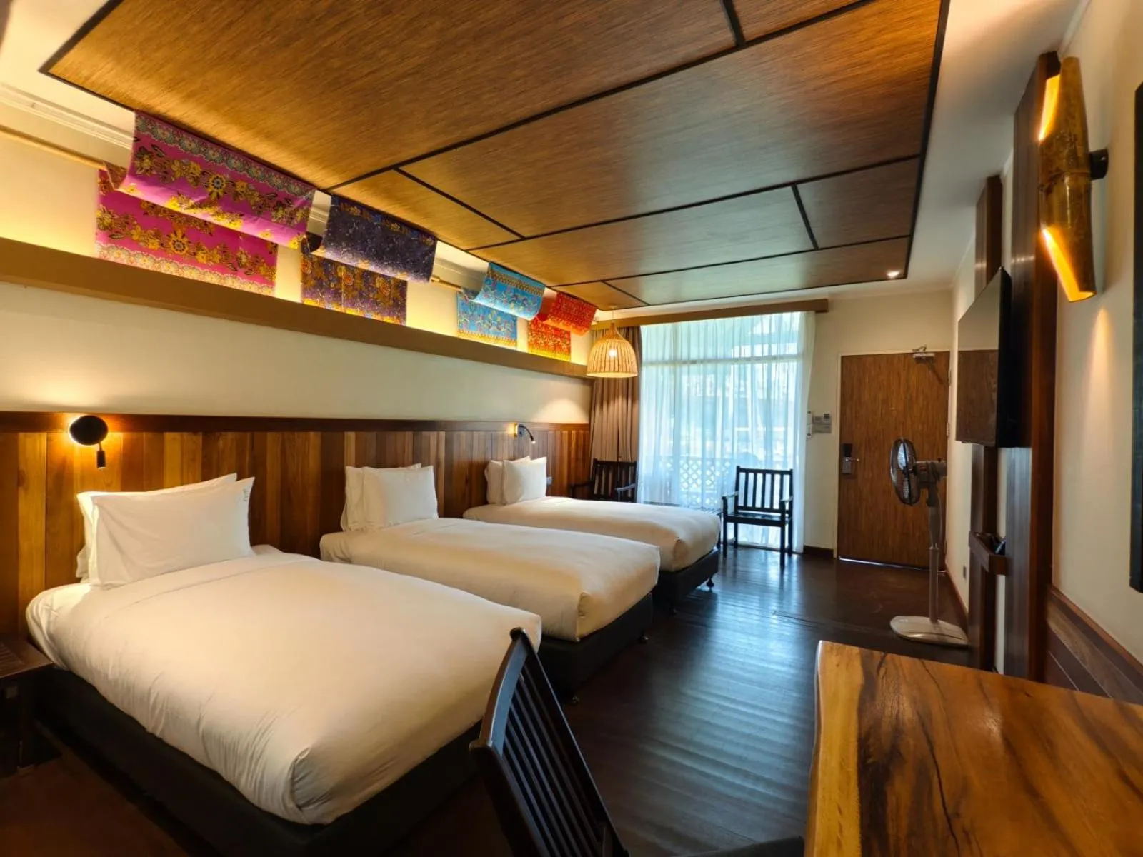 Bed in Borneo Beach & Mangrove Resort