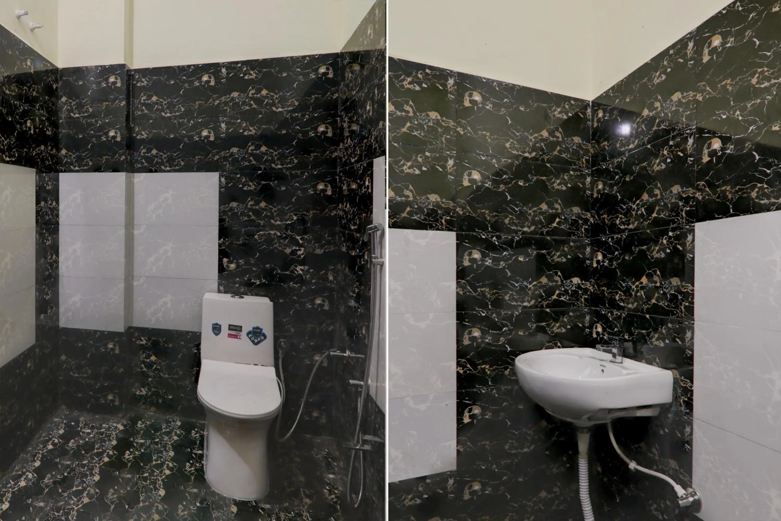 Bathroom in Hotel O Krishna guest house and restaurant