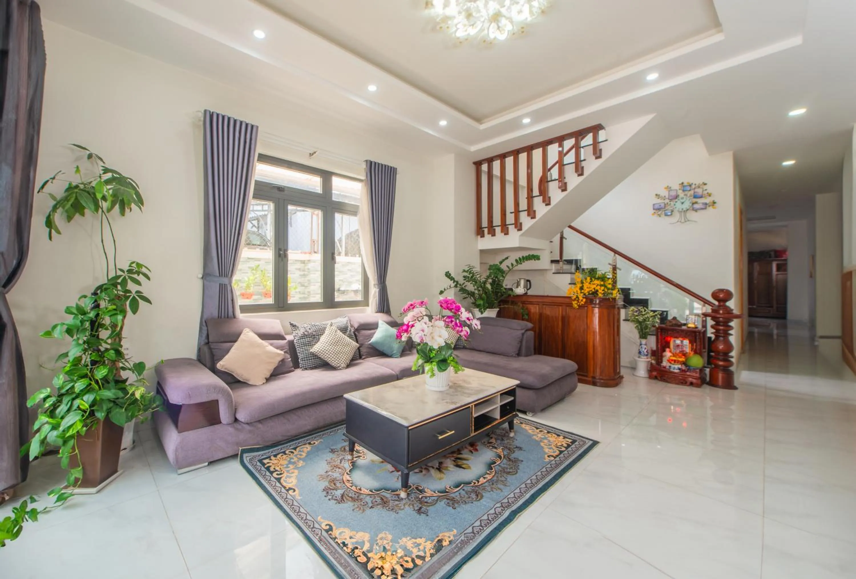 Living room in Nhý Villa Đà Lạt Review