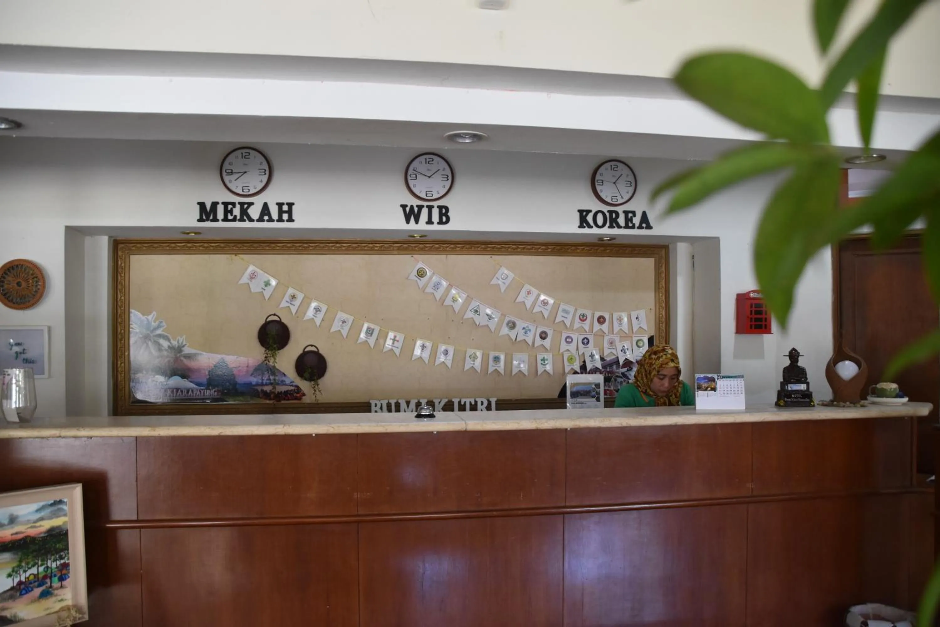 Lobby or reception in Hotel Bumi Kitri