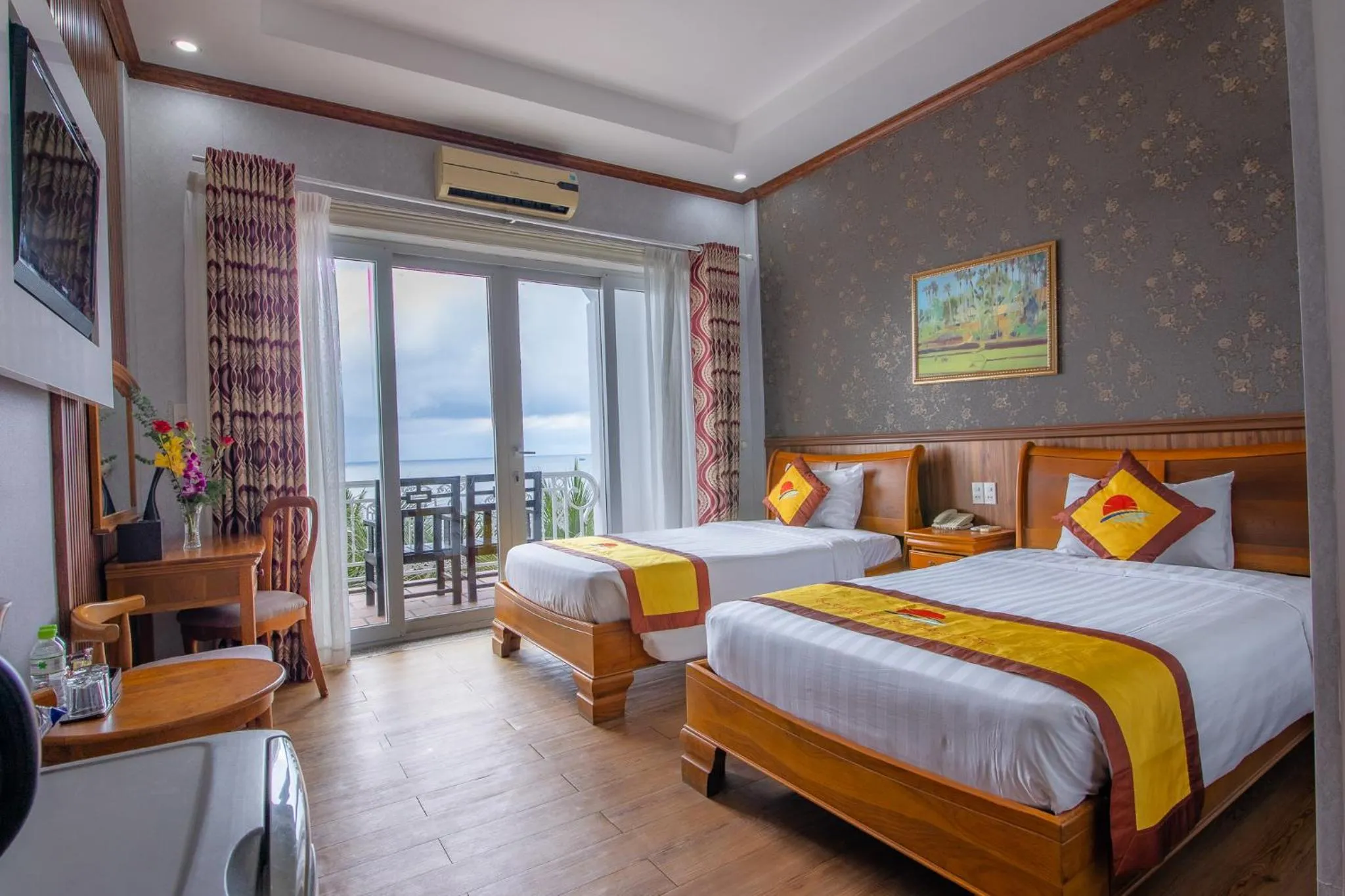 Property building, Bed in Sun Viet Resort Phu Quoc