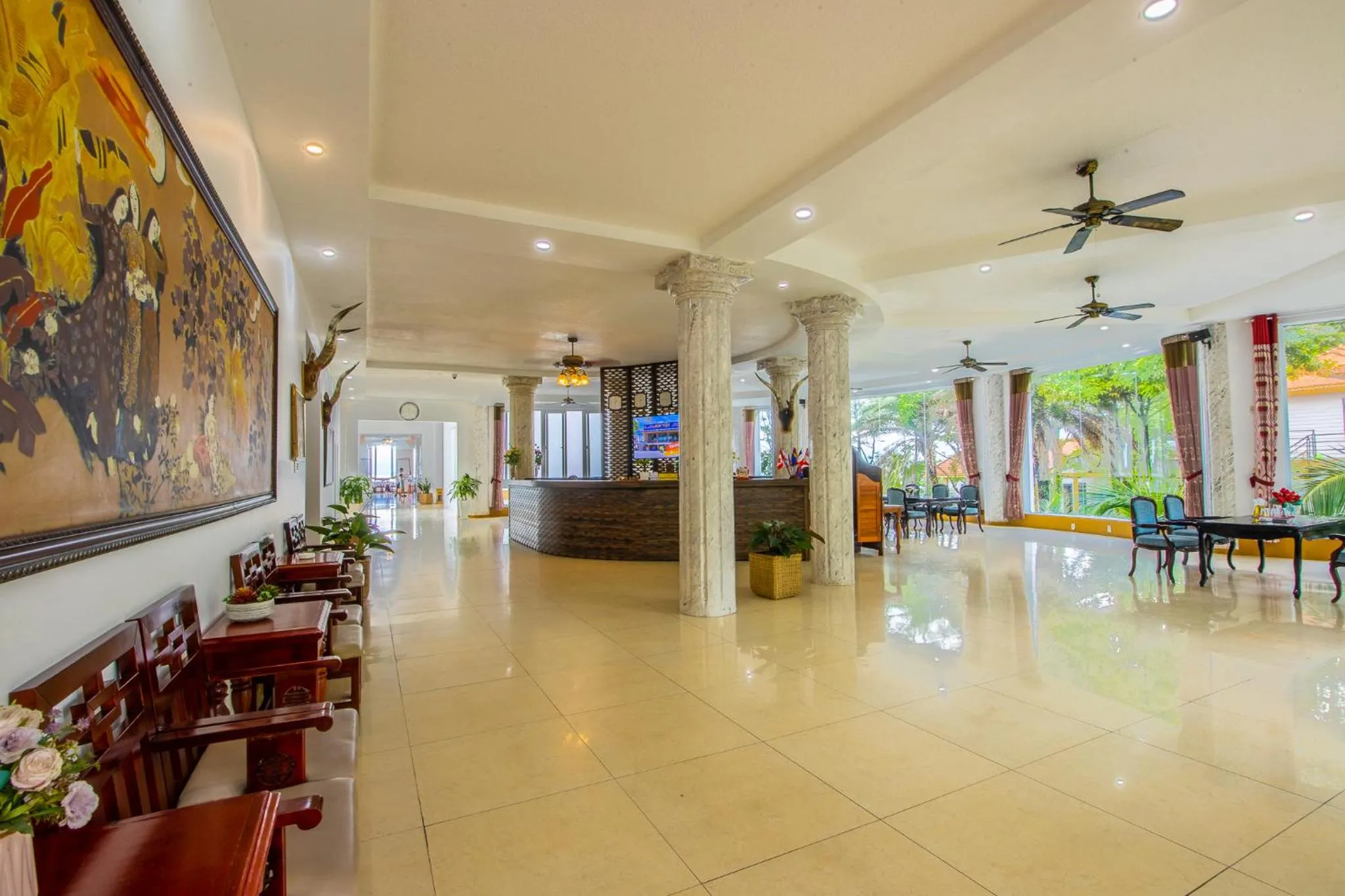 Lobby or reception in Sun Viet Resort Phu Quoc