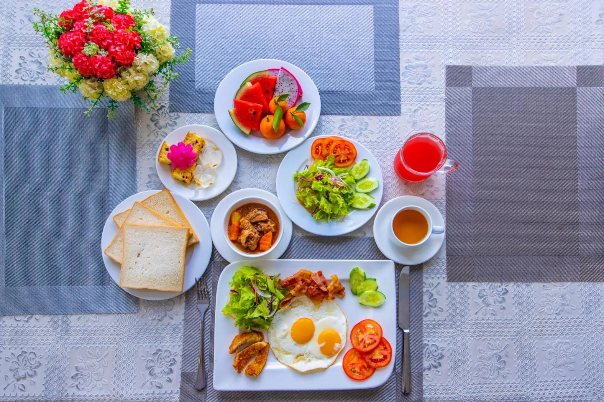 Breakfast in Sun Viet Resort Phu Quoc