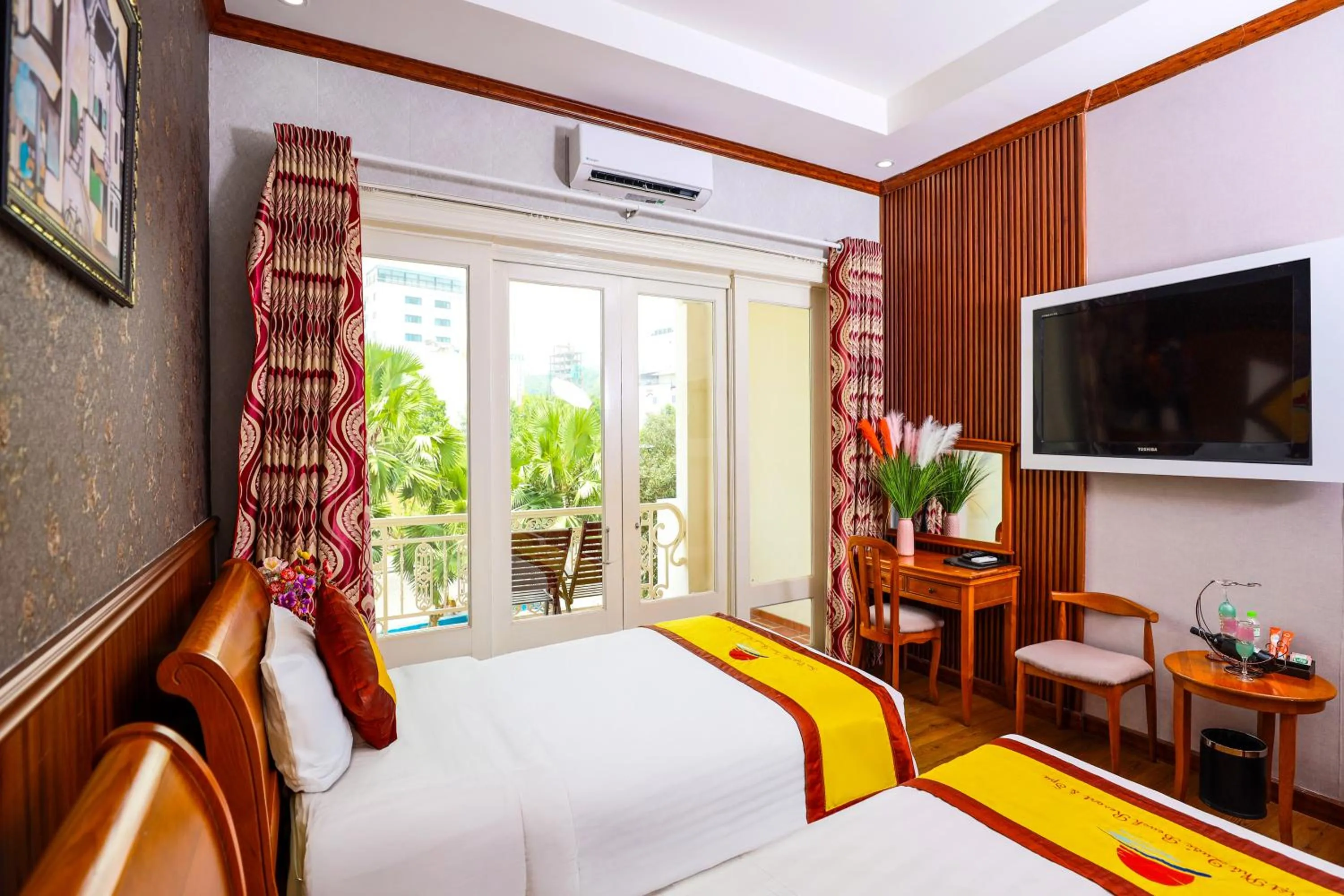 Bedroom, Bed in Sun Viet Resort Phu Quoc