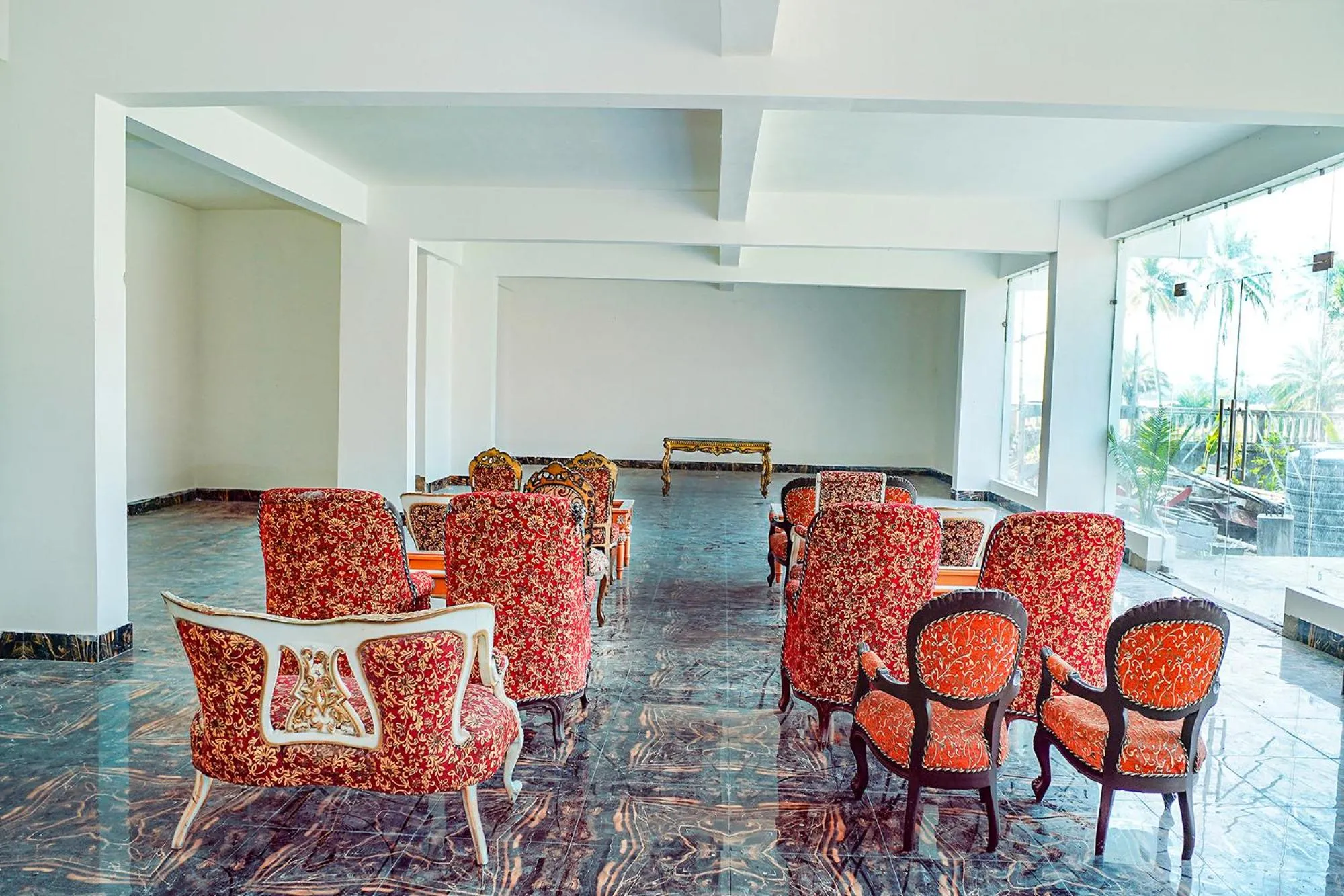 Seating area in FabHotel Prime Indeedcare Resort - 500m from Bakkhali Sea Beach